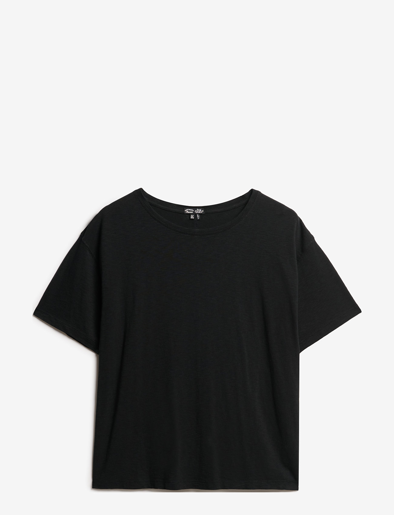 Superdry - STUDIOS DROPPED SHOULDER TEE - lägsta priserna - black - 1