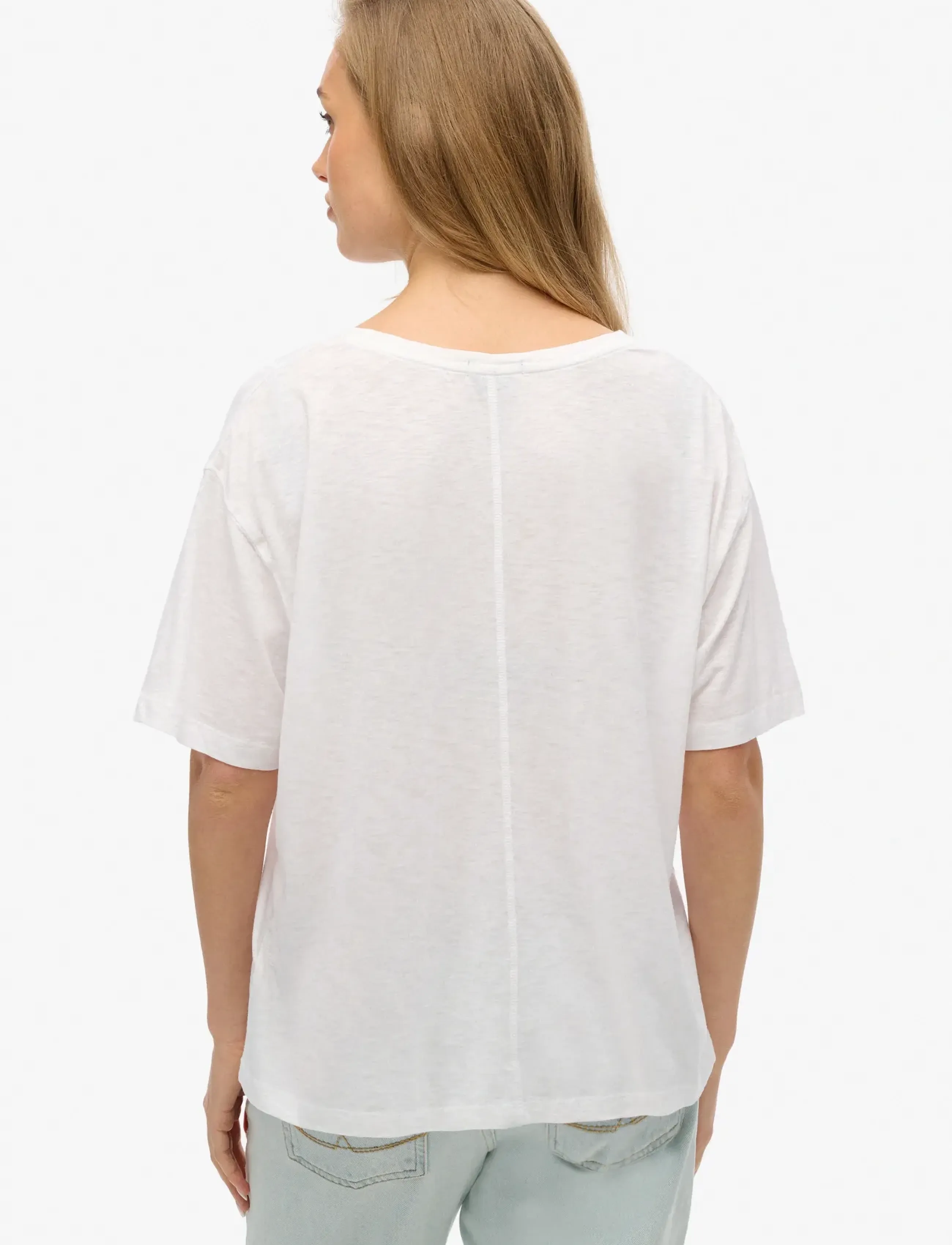 Superdry - STUDIOS DROPPED SHOULDER TEE - t-shirts - optic - 5