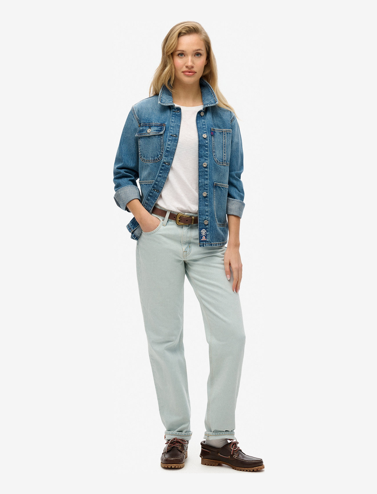 Superdry - STUDIOS DROPPED SHOULDER TEE - sügisesed riided - optic - 3