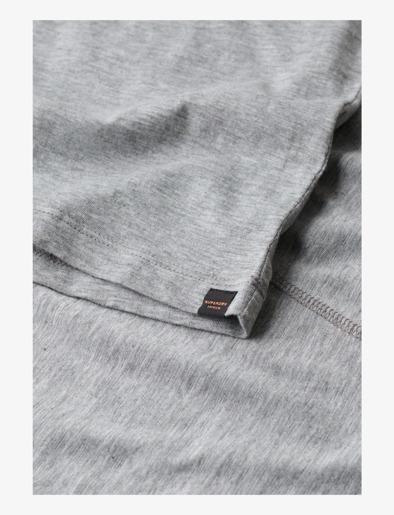 Superdry - STUDIOS DROPPED SHOULDER TEE - t-shirts - smoke grey marl - 2