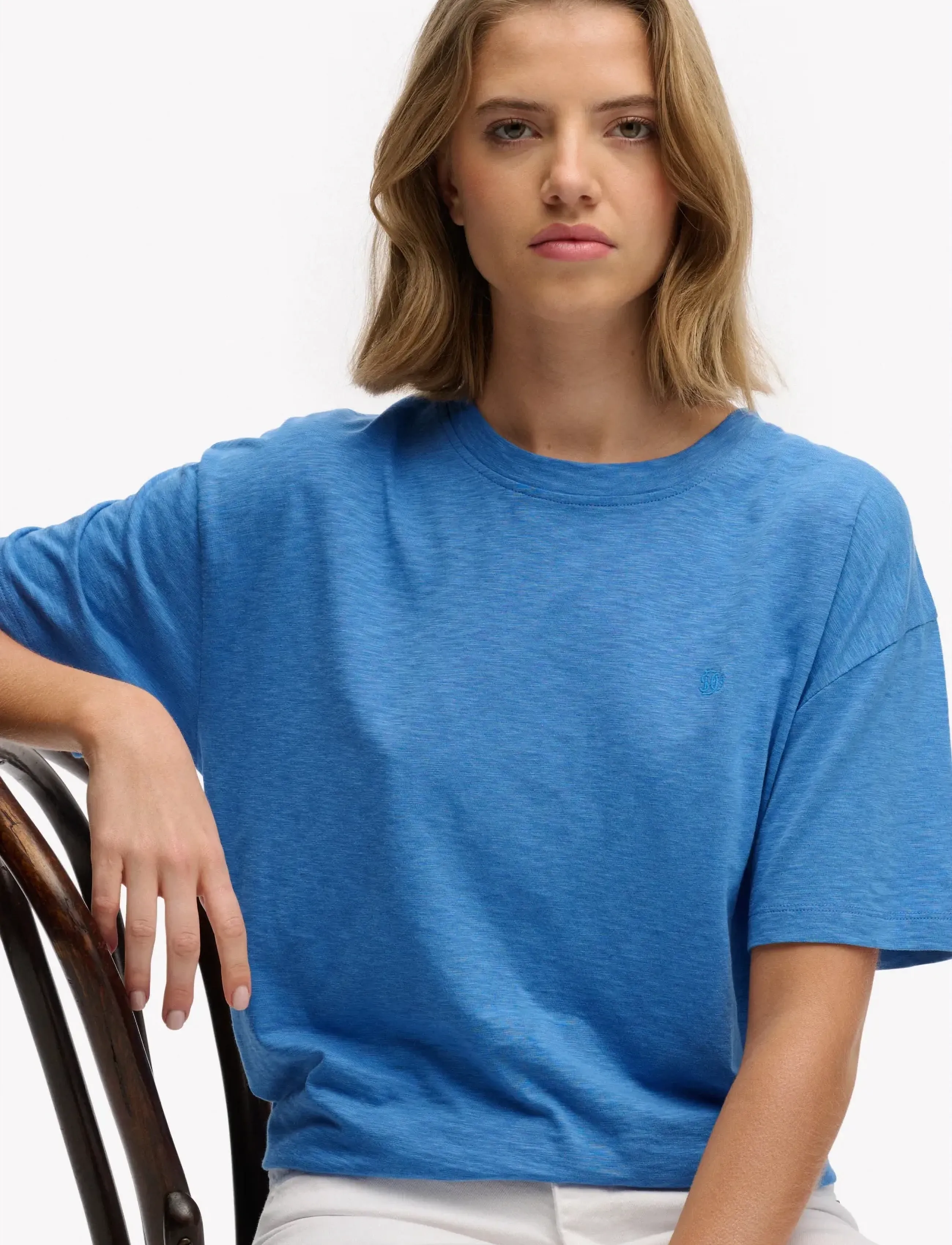 Superdry - STUDIOS CREW TEE - t-shirts - blue yonder - 3