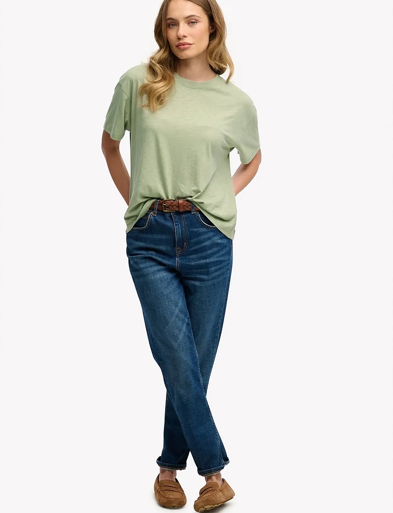 Superdry - STUDIOS CREW TEE - t-shirts - dusty sage - 4