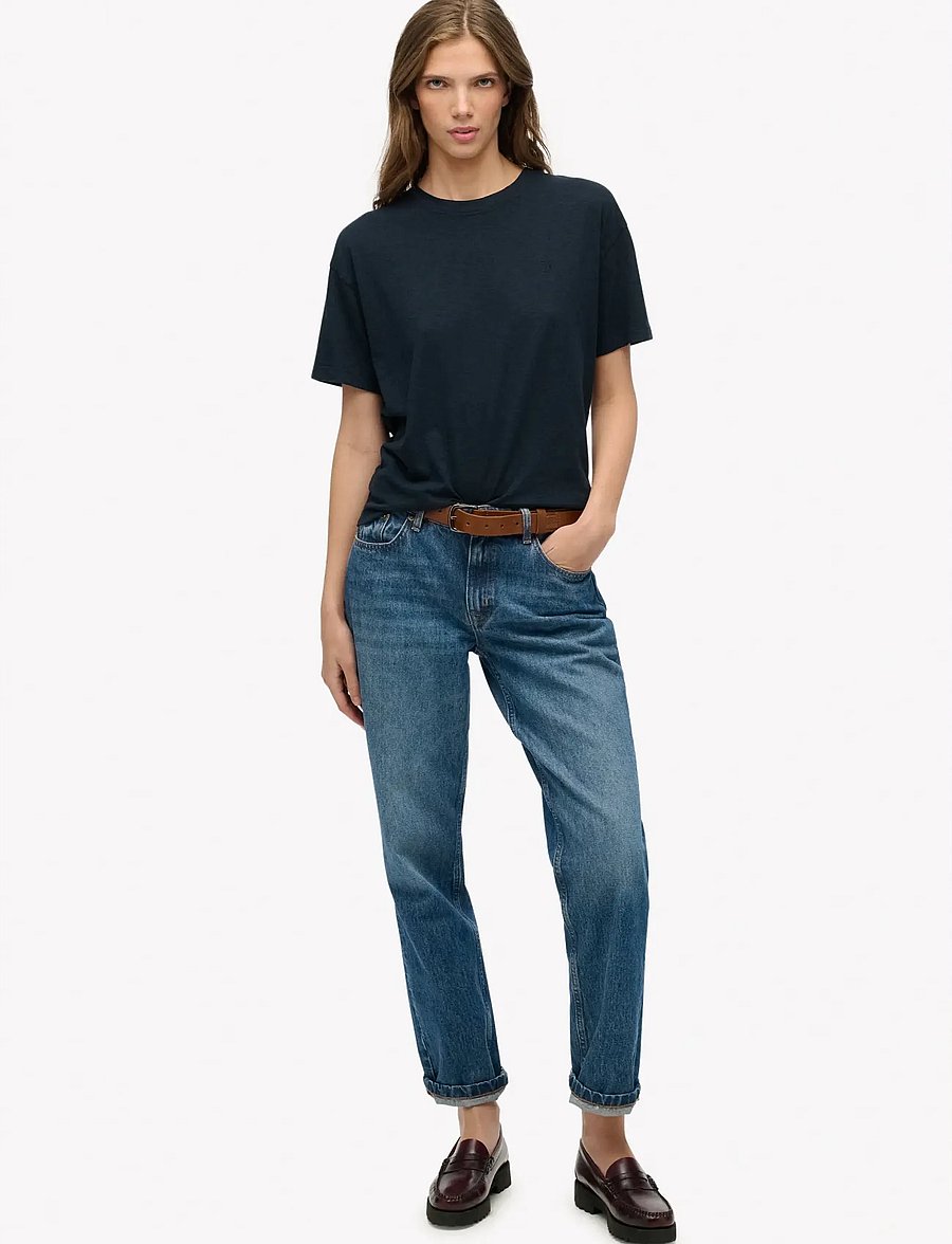 Superdry - STUDIOS CREW TEE - t-särgid - eclipse navy - 5