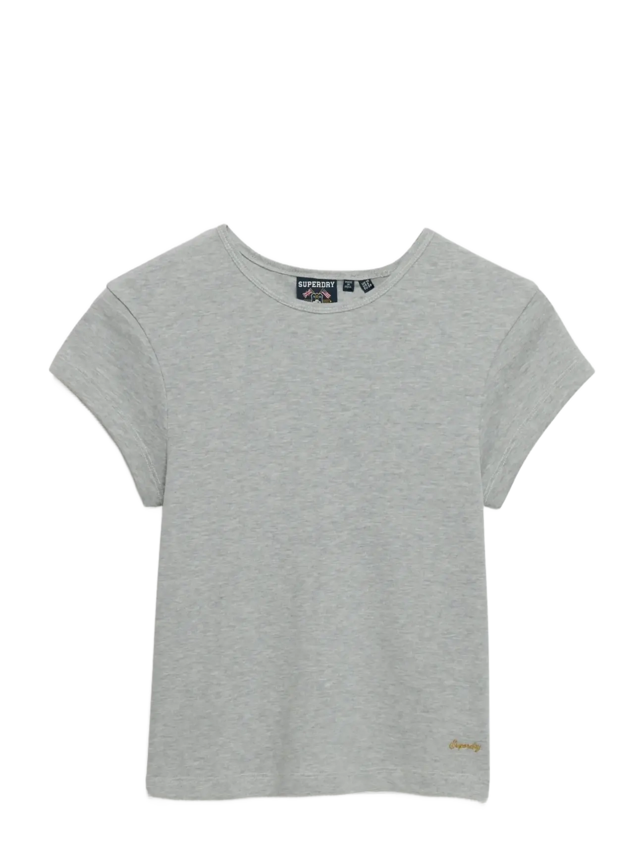 Superdry ATHLETIC ESSENTIAL TEE - Sommer in der Stadt - GREY MARL / grey