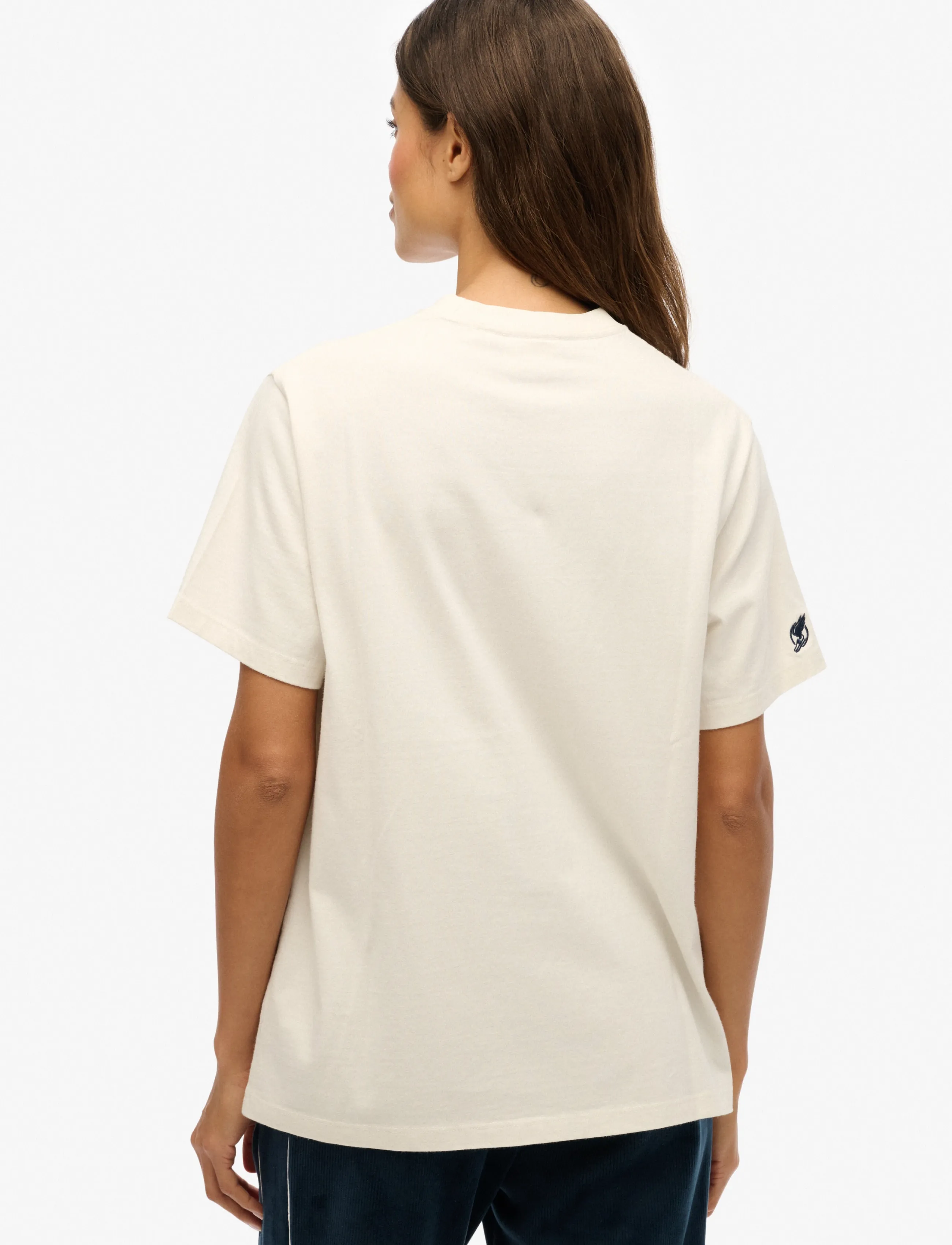 Superdry - ATH ESS OVERSIZED TSHIRT - t-shirts - desert bone off white - 3