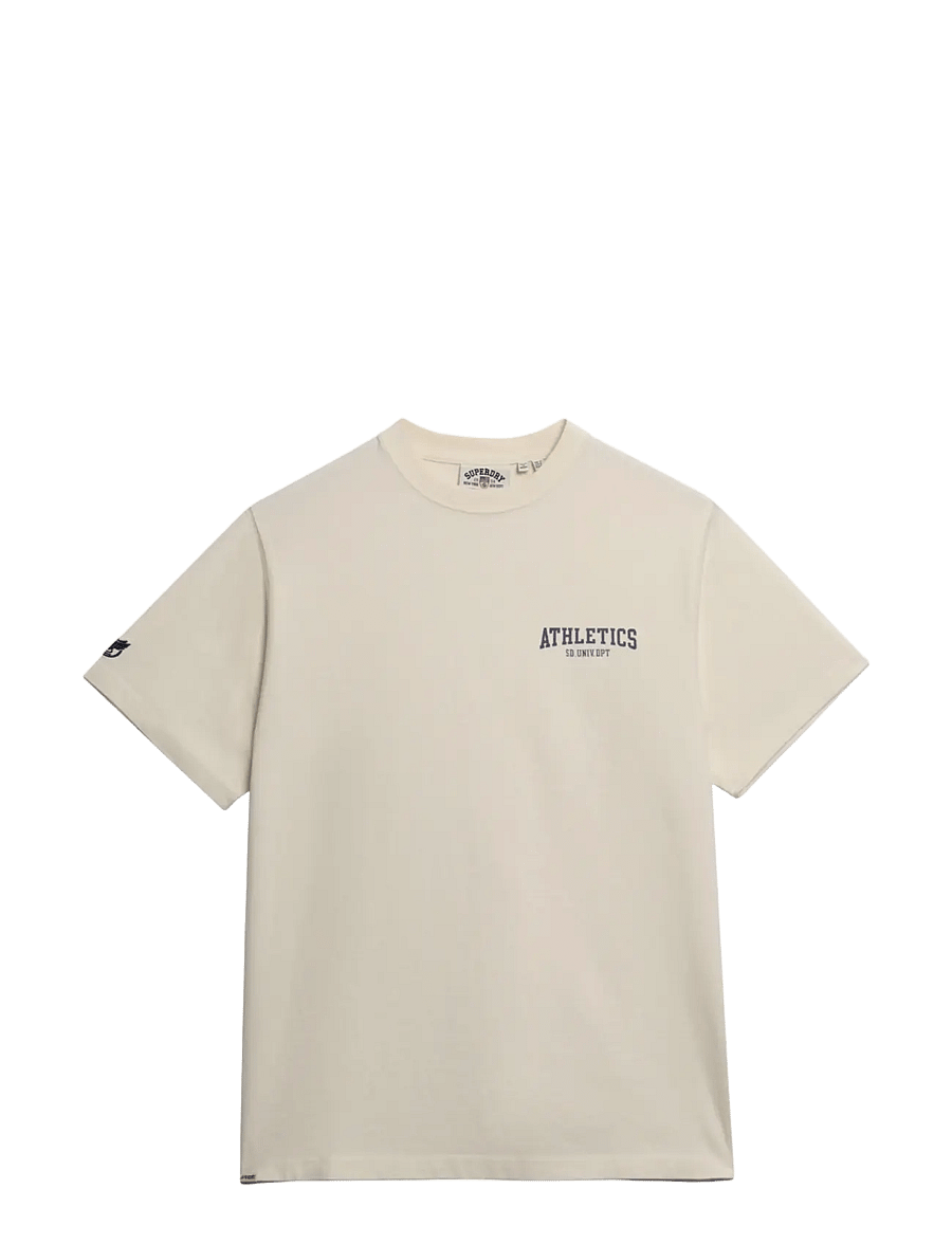 Superdry - ATH ESS OVERSIZED TSHIRT - t-shirts - desert bone off white - 2