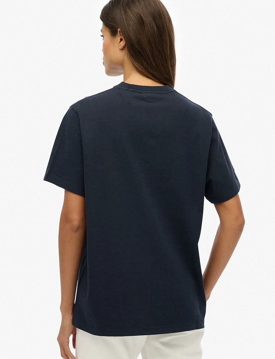 Superdry - ATH ESS OVERSIZED TSHIRT - t-särgid - eclipse navy - 2