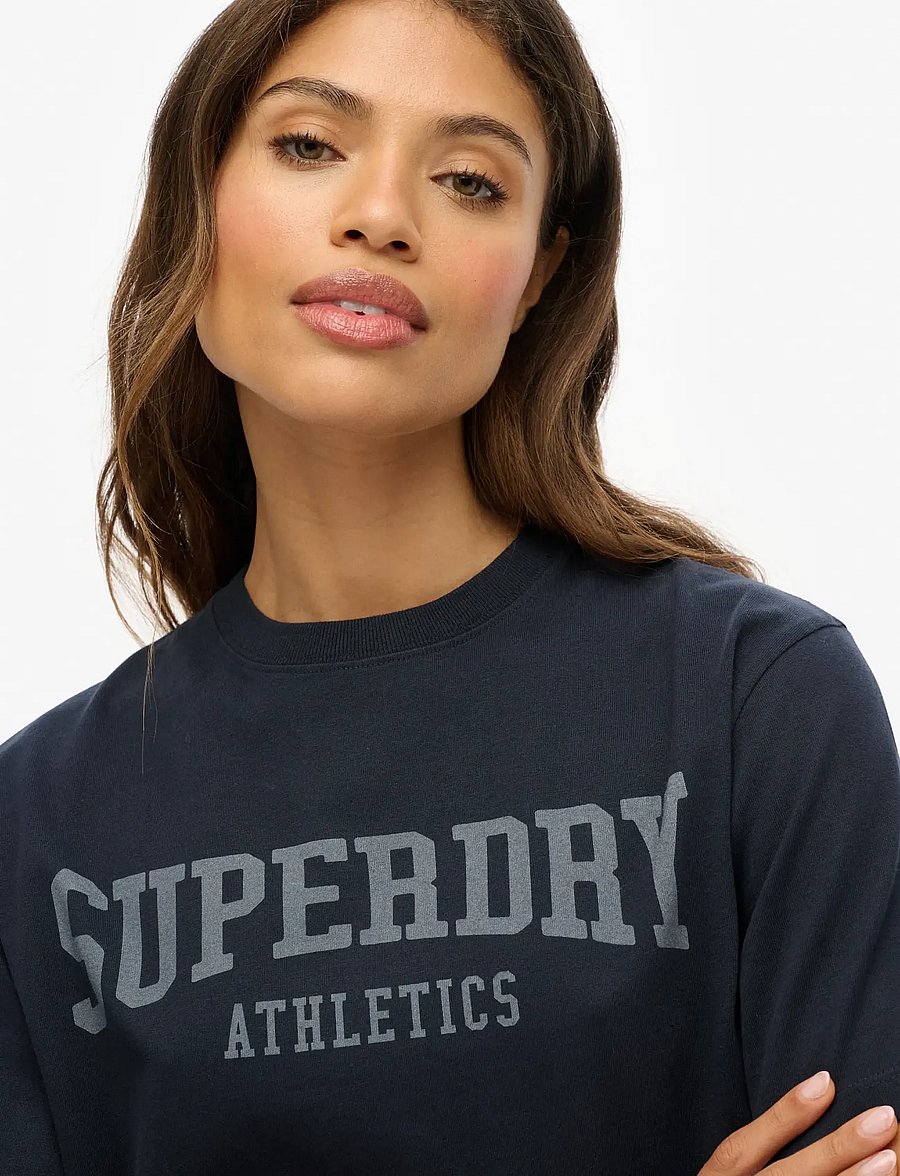 Superdry - ATH ESS OVERSIZED TSHIRT - t-särgid - eclipse navy - 3