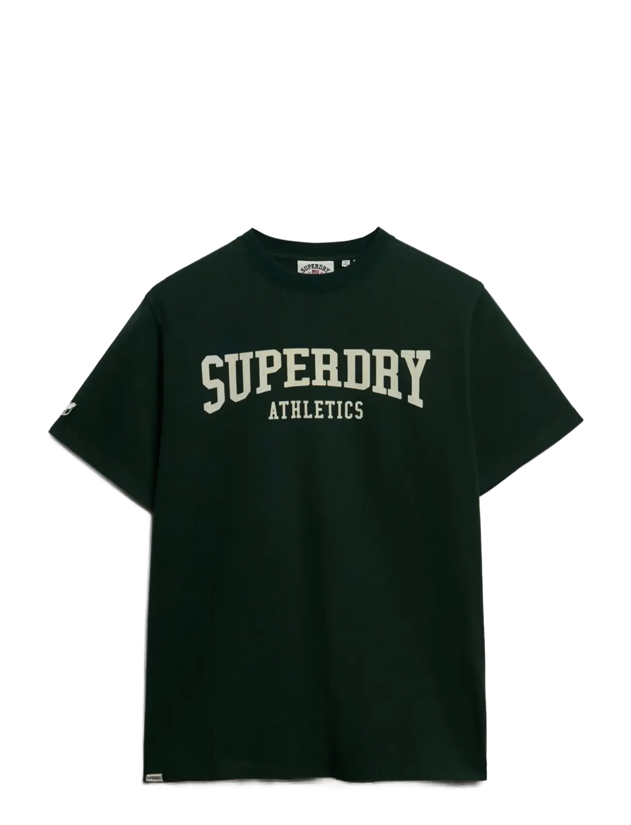 Superdry ATH ESS OVERSIZED TSHIRT - Tøj - ENAMEL GREEN / green