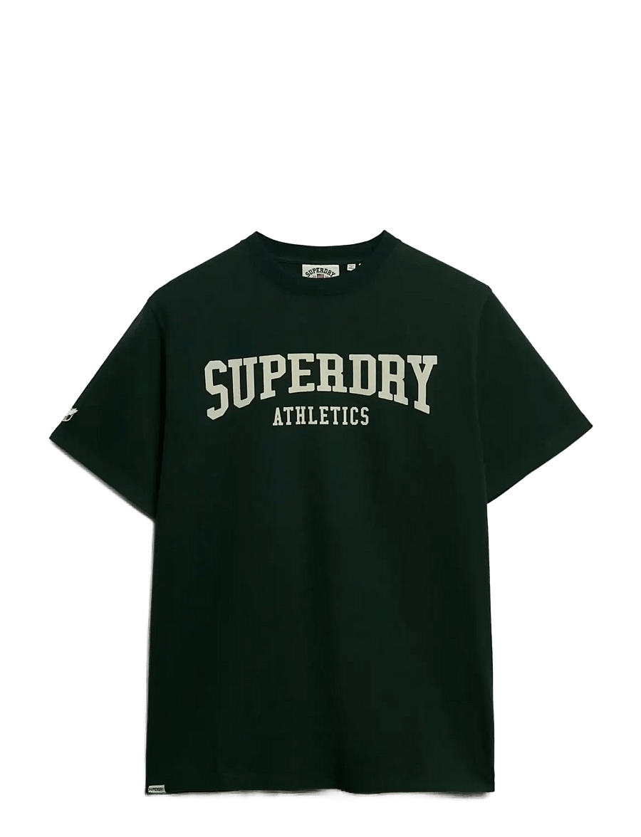 Superdry - ATH ESS OVERSIZED TSHIRT - t-shirts - enamel green - 1