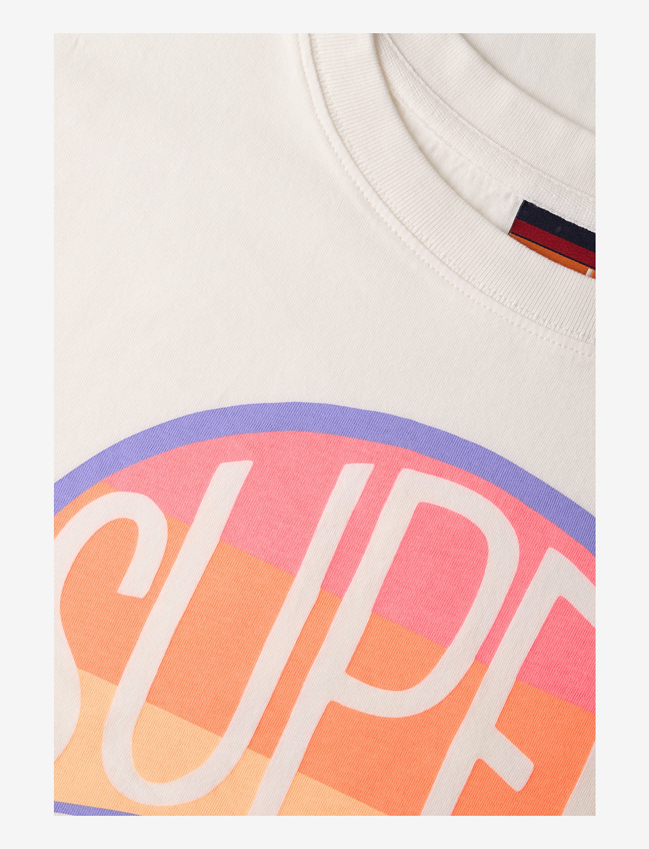 Superdry - NEON RAINBOW OVERSIZED TEE - off white - 2