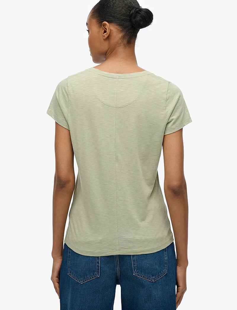 Superdry - STUDIOS SCOOP NECK TEE - t-shirts - dusty sage - 2