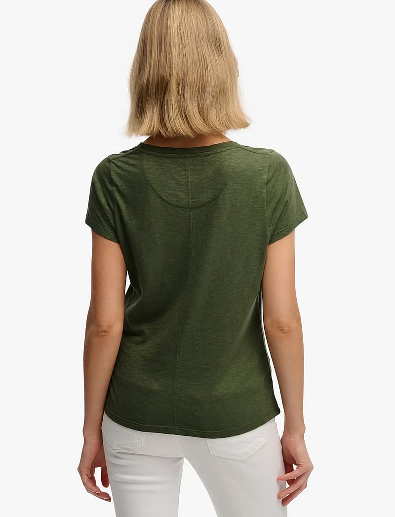 Superdry - STUDIOS SCOOP NECK TEE - t-shirts - four leaf clover - 2