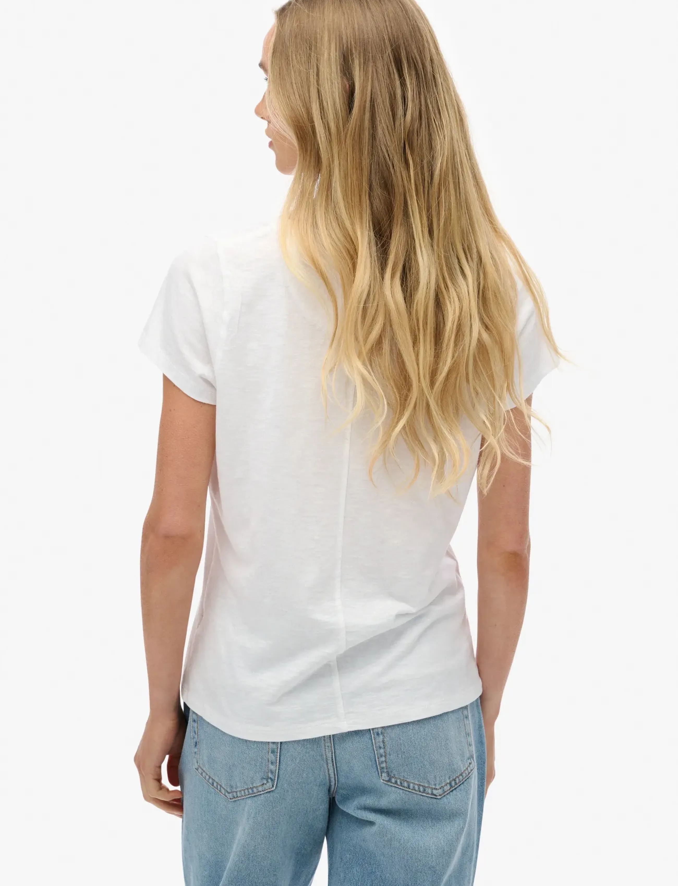 Superdry - STUDIOS SCOOP NECK TEE - die niedrigsten preise - optic - 5