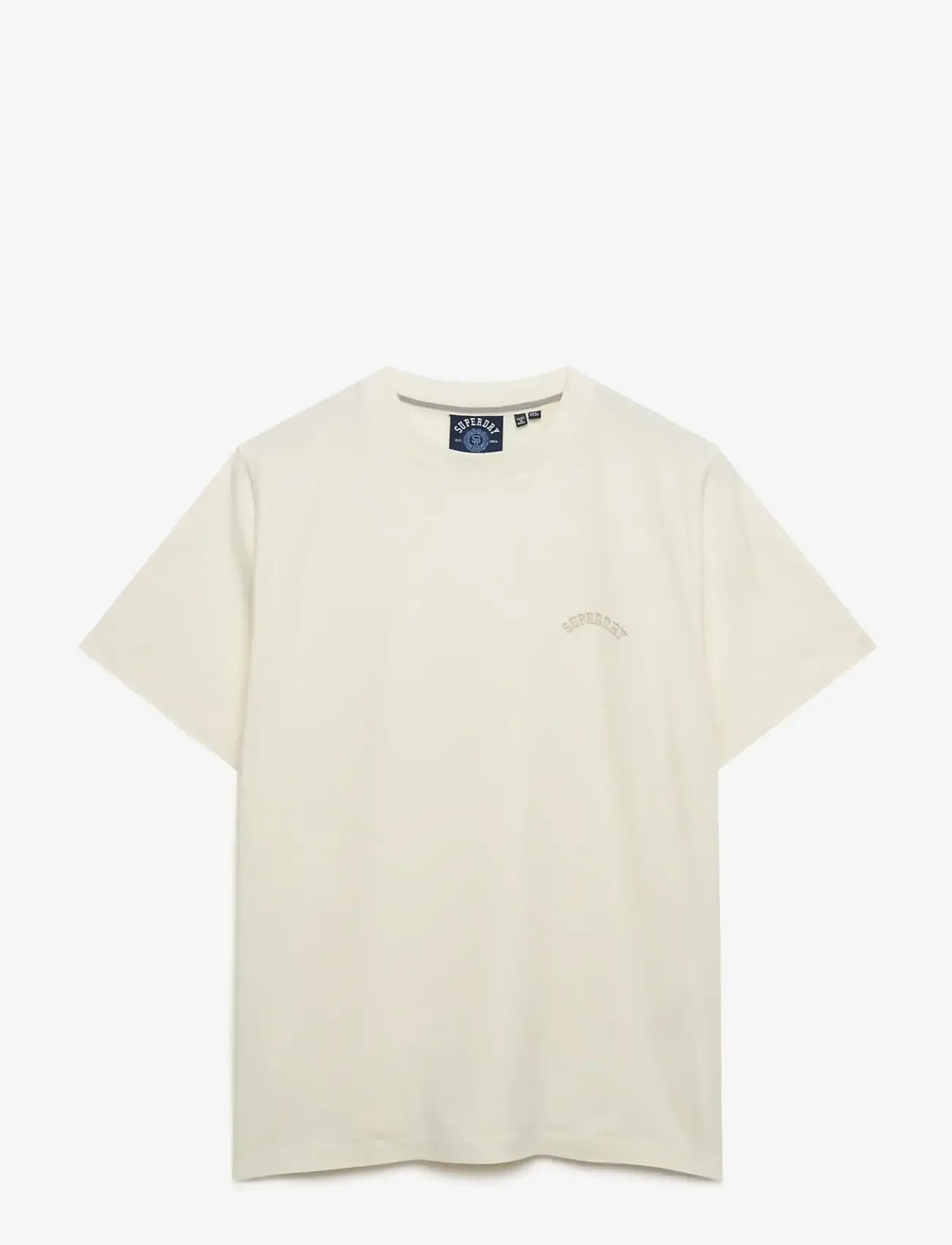 Superdry - ESSENTIAL LOGO LOOSE TEE - t-särgid - desert bone off white - 1