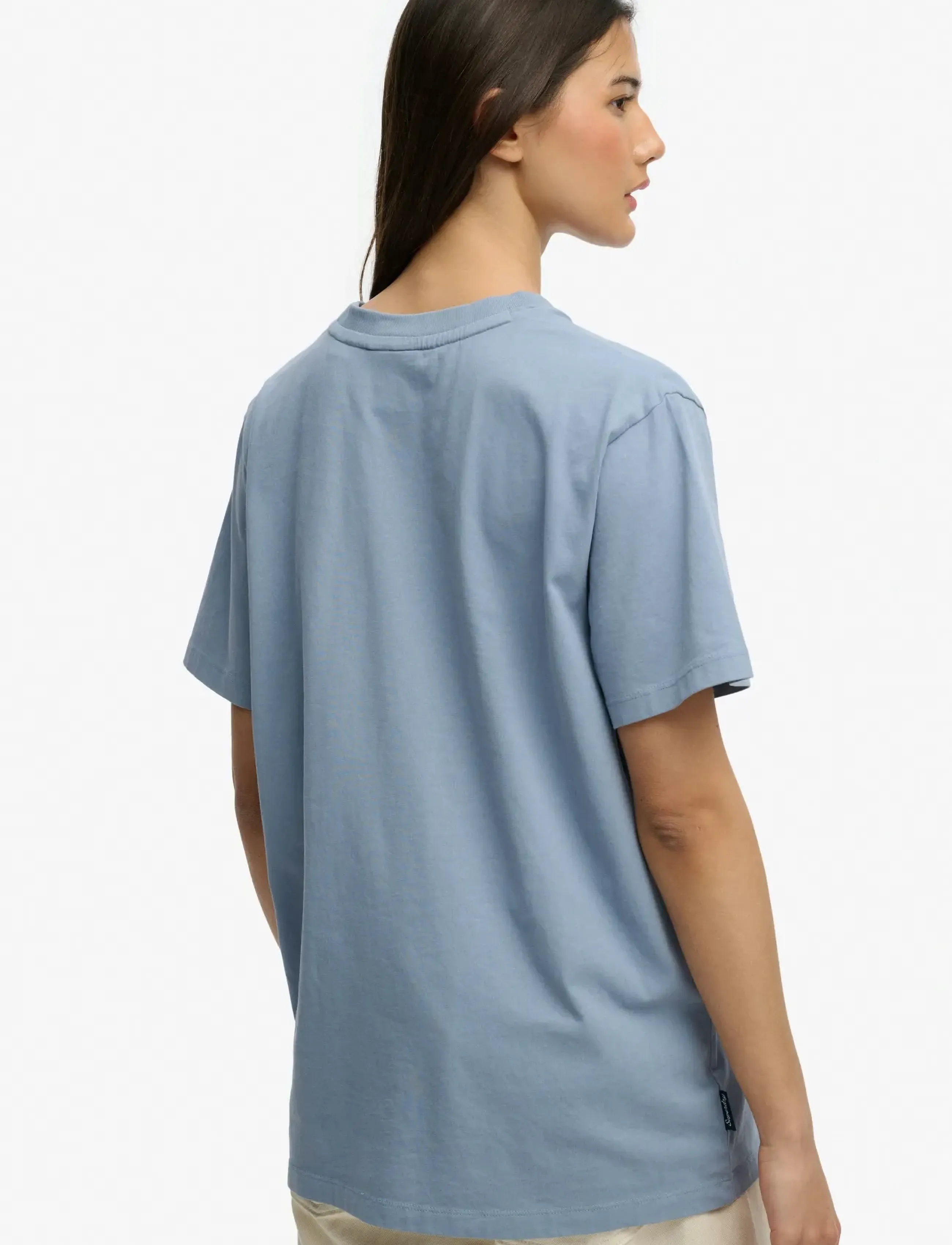 Superdry - ESSENTIAL LOGO LOOSE TEE - t-shirts - tidal blue - 2