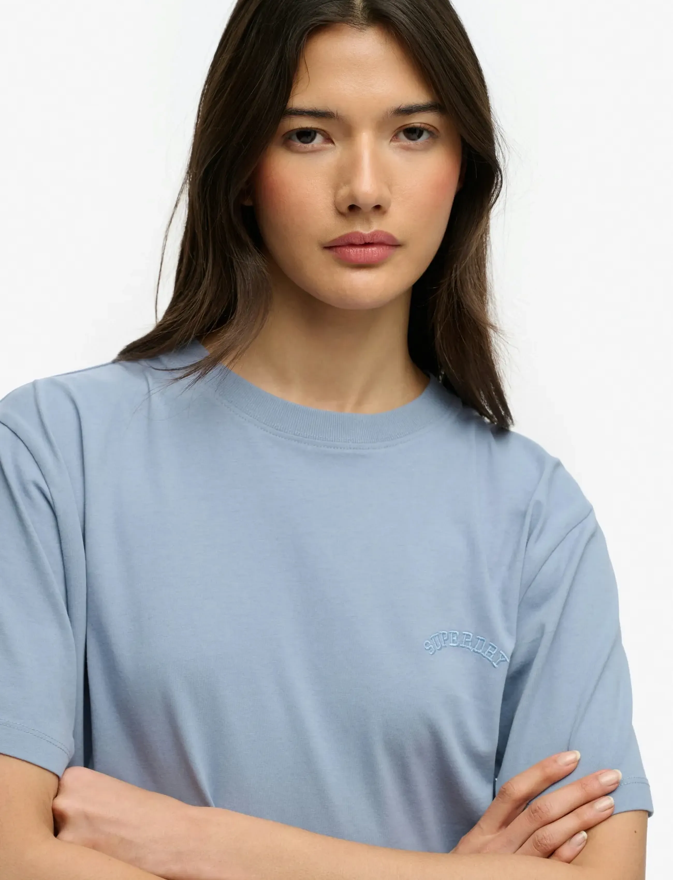 Superdry - ESSENTIAL LOGO LOOSE TEE - t-shirts - tidal blue - 5