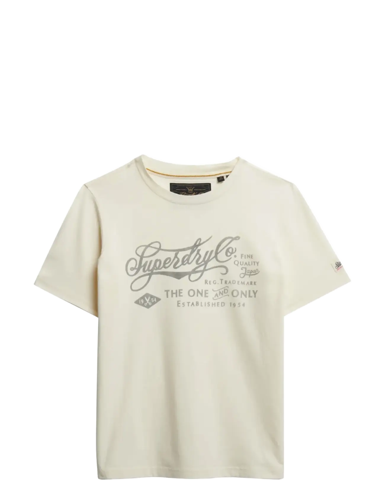 Superdry INDUSTRY WORKER RLXD TEE - Superdry - CREAM / cream