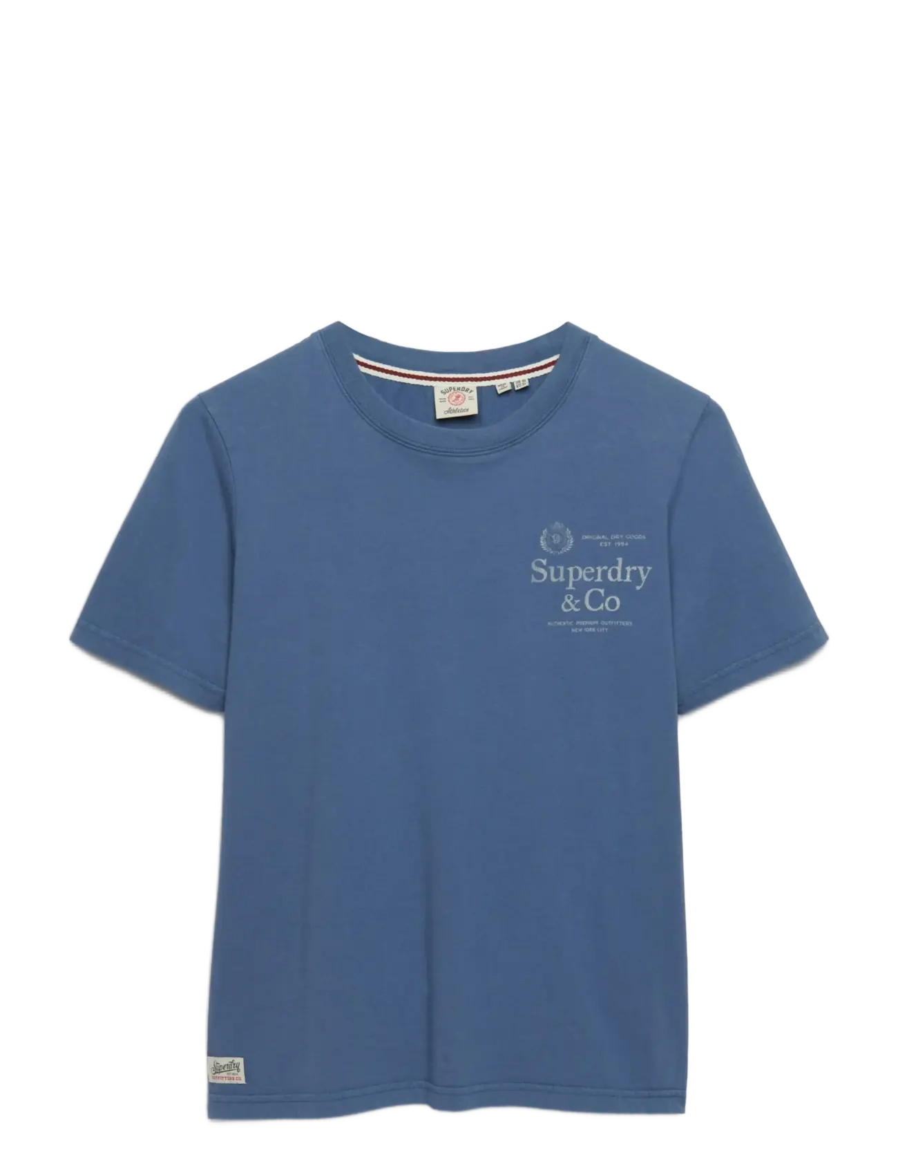 Superdry LUXE CASUAL RLXD TEE - T-Shirts & Tops - VINTAGE INDIGO / blue