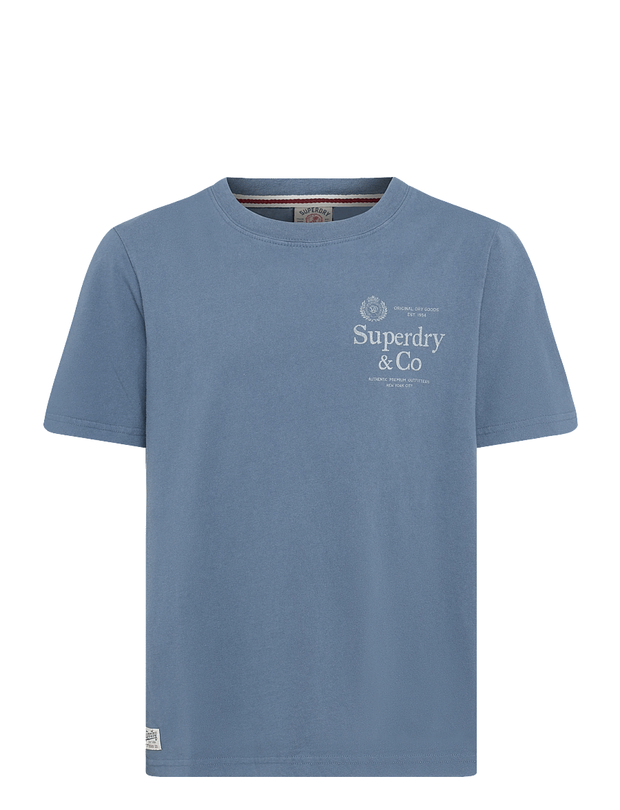 Superdry - LUXE CASUAL RLXD TEE - t-shirts - vintage indigo - 1