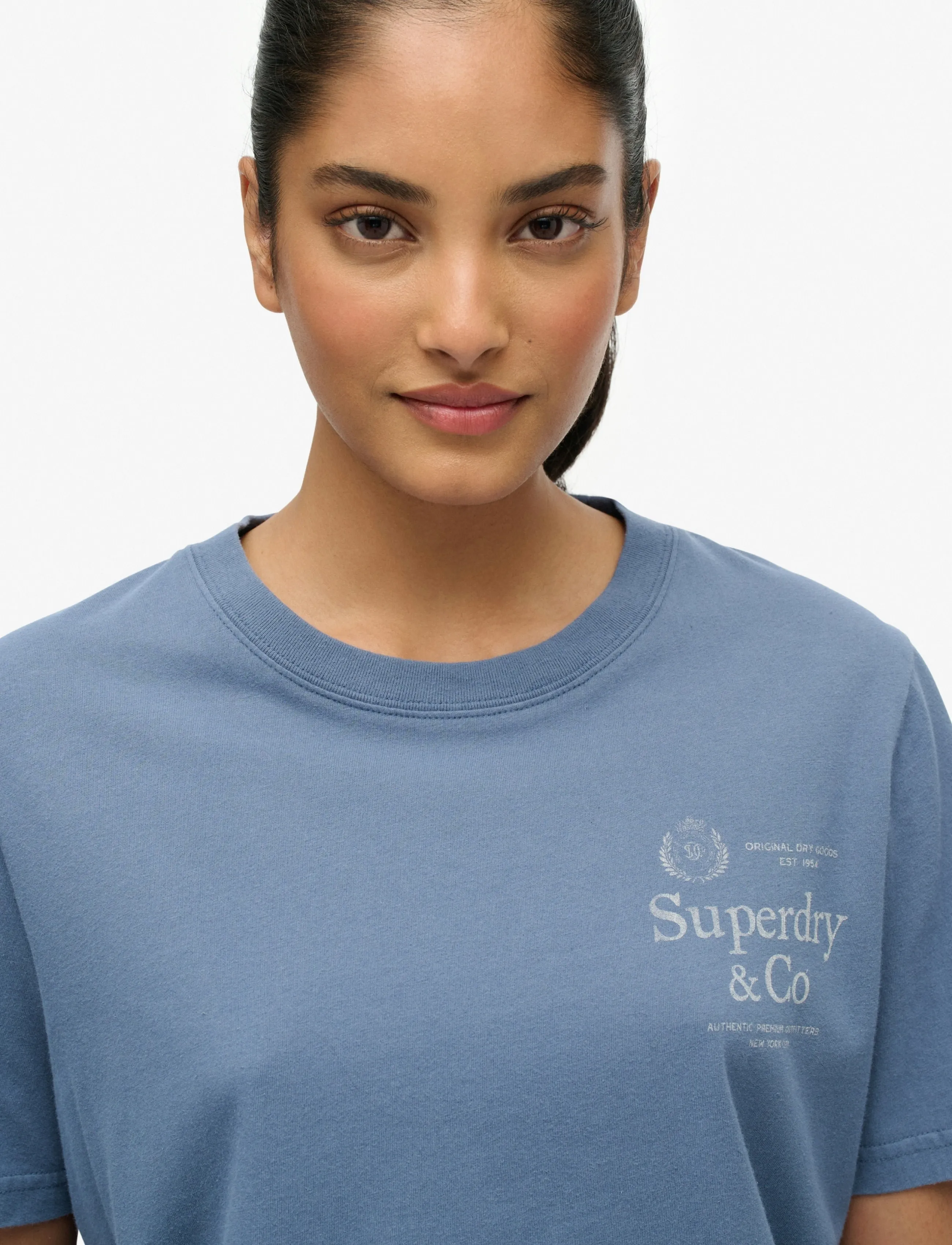 Superdry - LUXE CASUAL RLXD TEE - t-shirts - vintage indigo - 3
