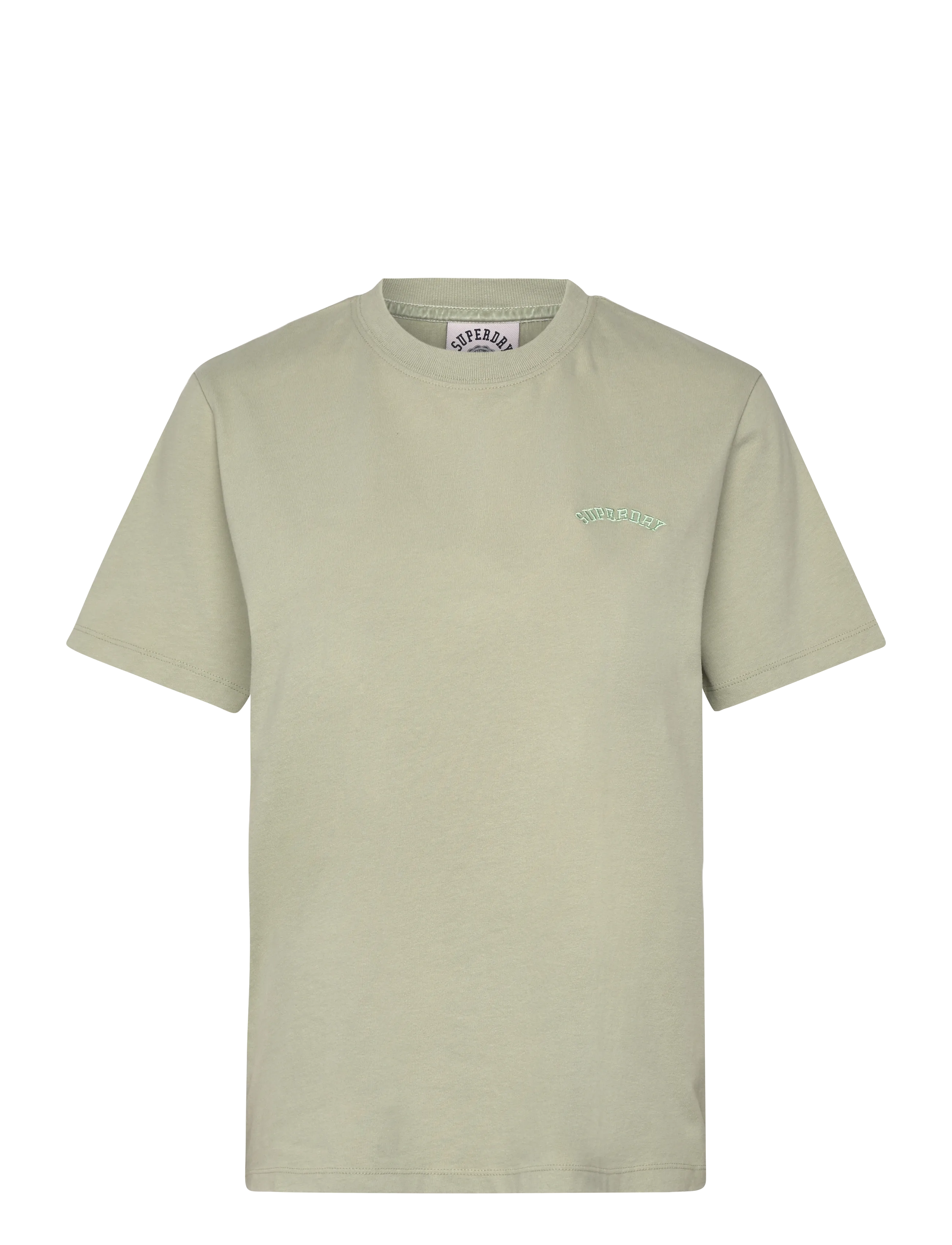 SUPERDRY Essential Logo Emb Tee Khaki - 10 - Damen