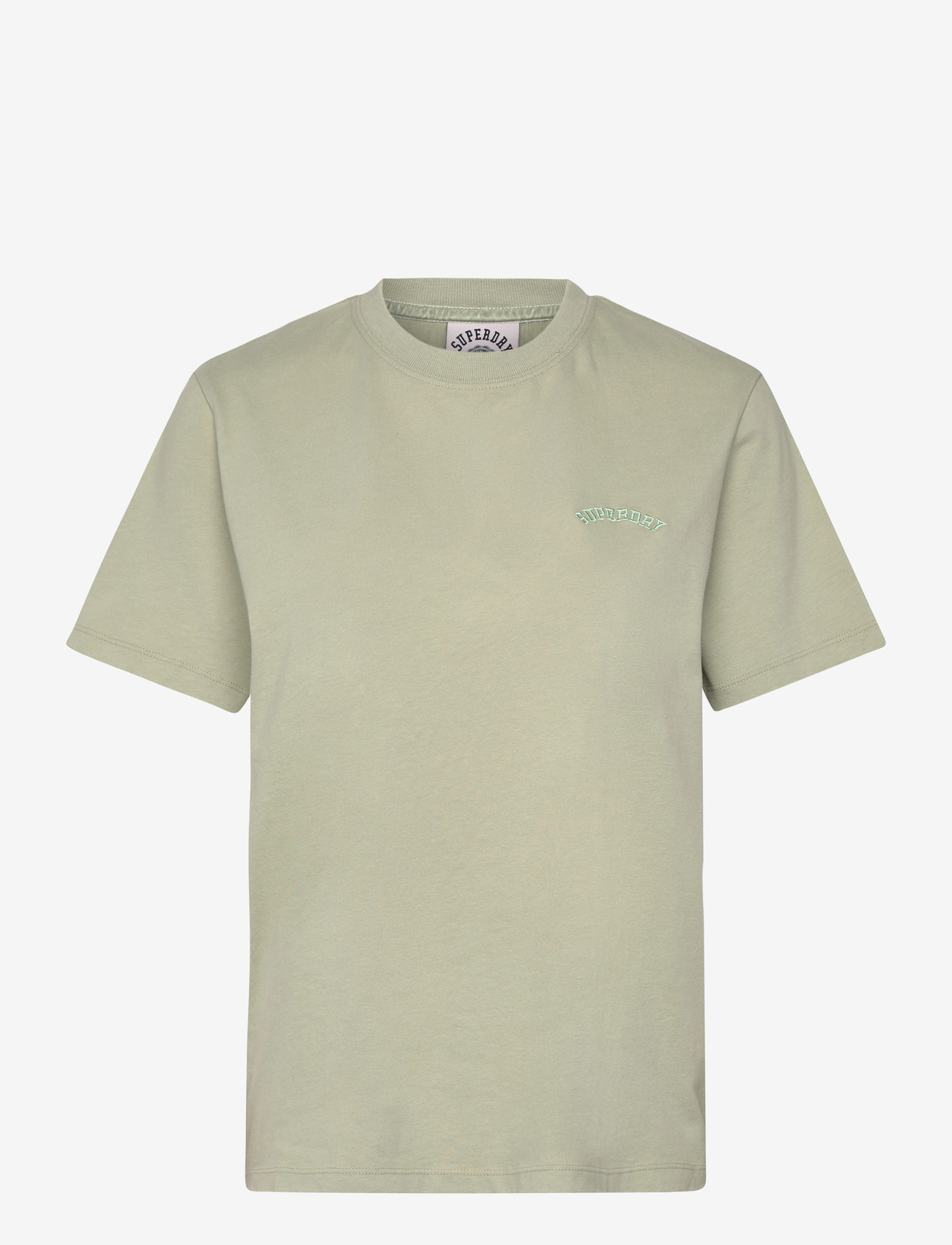 Superdry - ESSENTIAL LOGO EMB TEE - t-shirts - dusty sage - 1