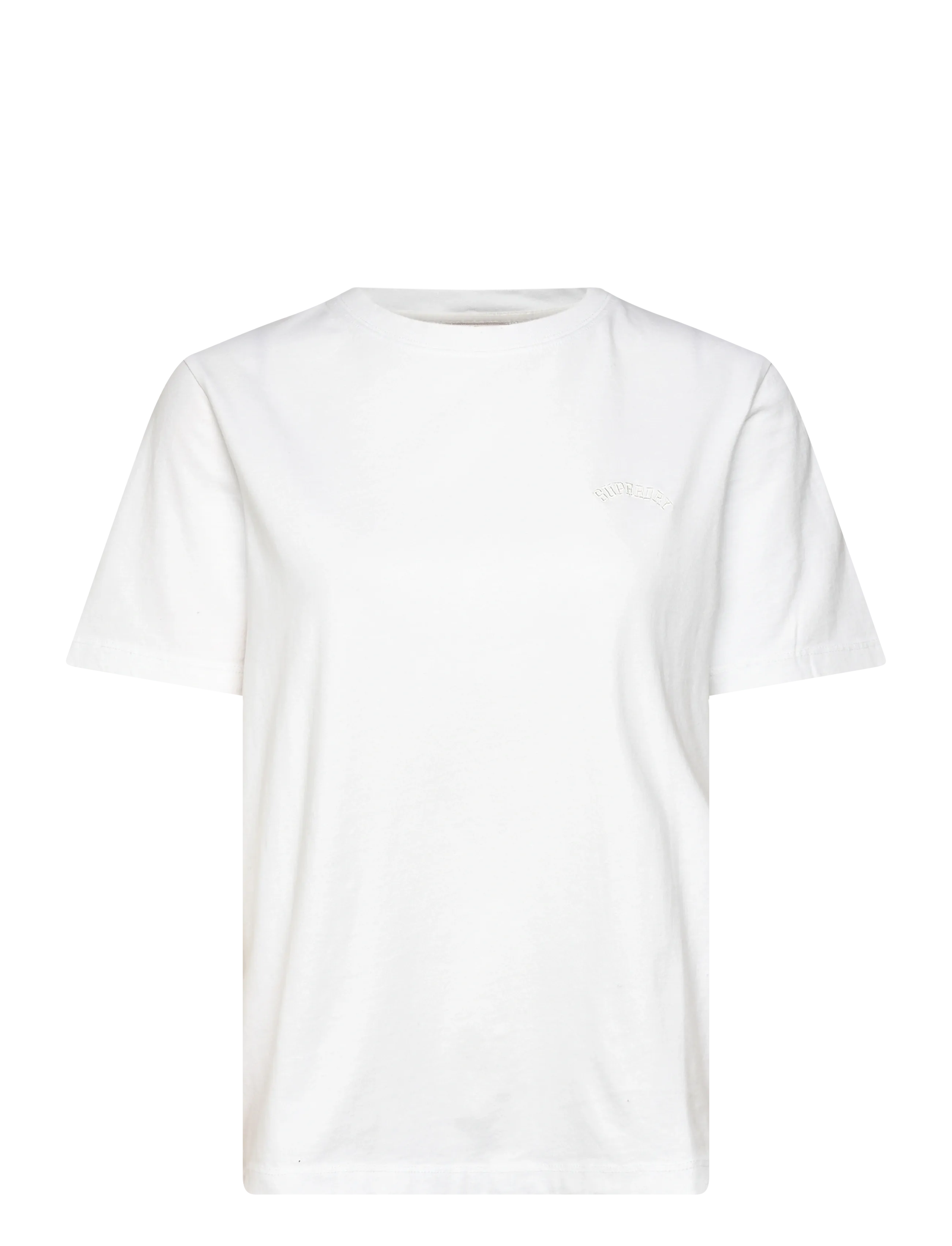 Superdry ESSENTIAL LOGO EMB TEE - Kleidung - OPTIC / white