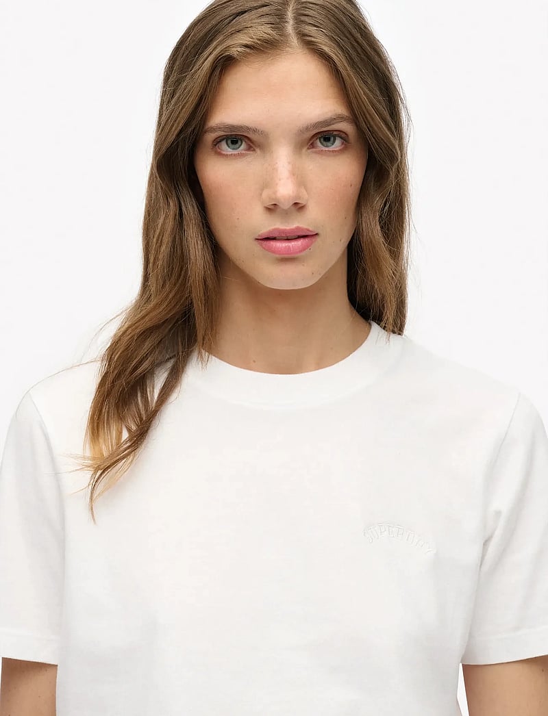 Superdry - ESSENTIAL LOGO EMB TEE - t-shirts - optic - 3