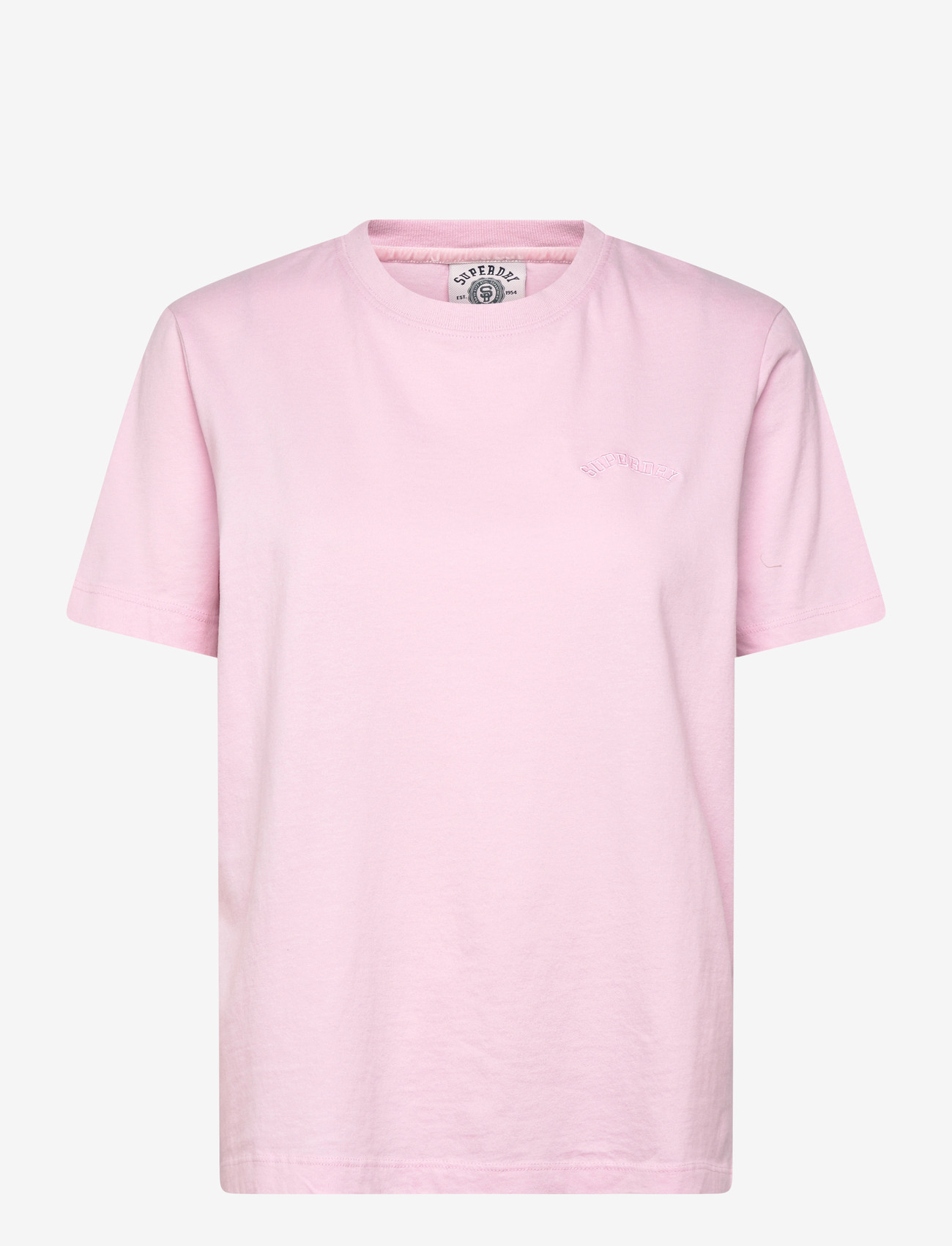 Superdry - ESSENTIAL LOGO EMB TEE - madalaimad hinnad - pink lady - 0