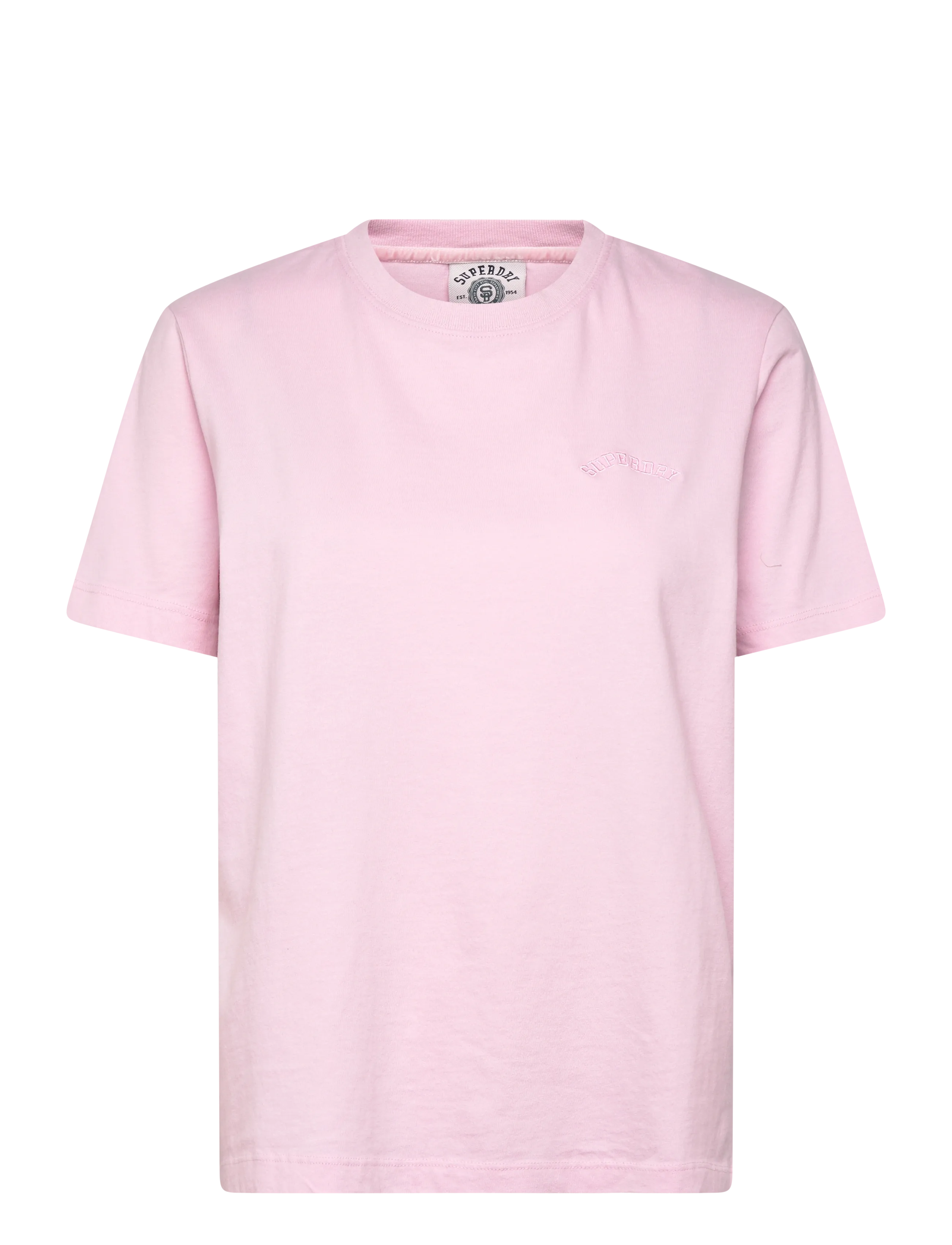 Superdry ESSENTIAL LOGO EMB TEE - T-Shirts & Tops - PINK LADY / pink/rose