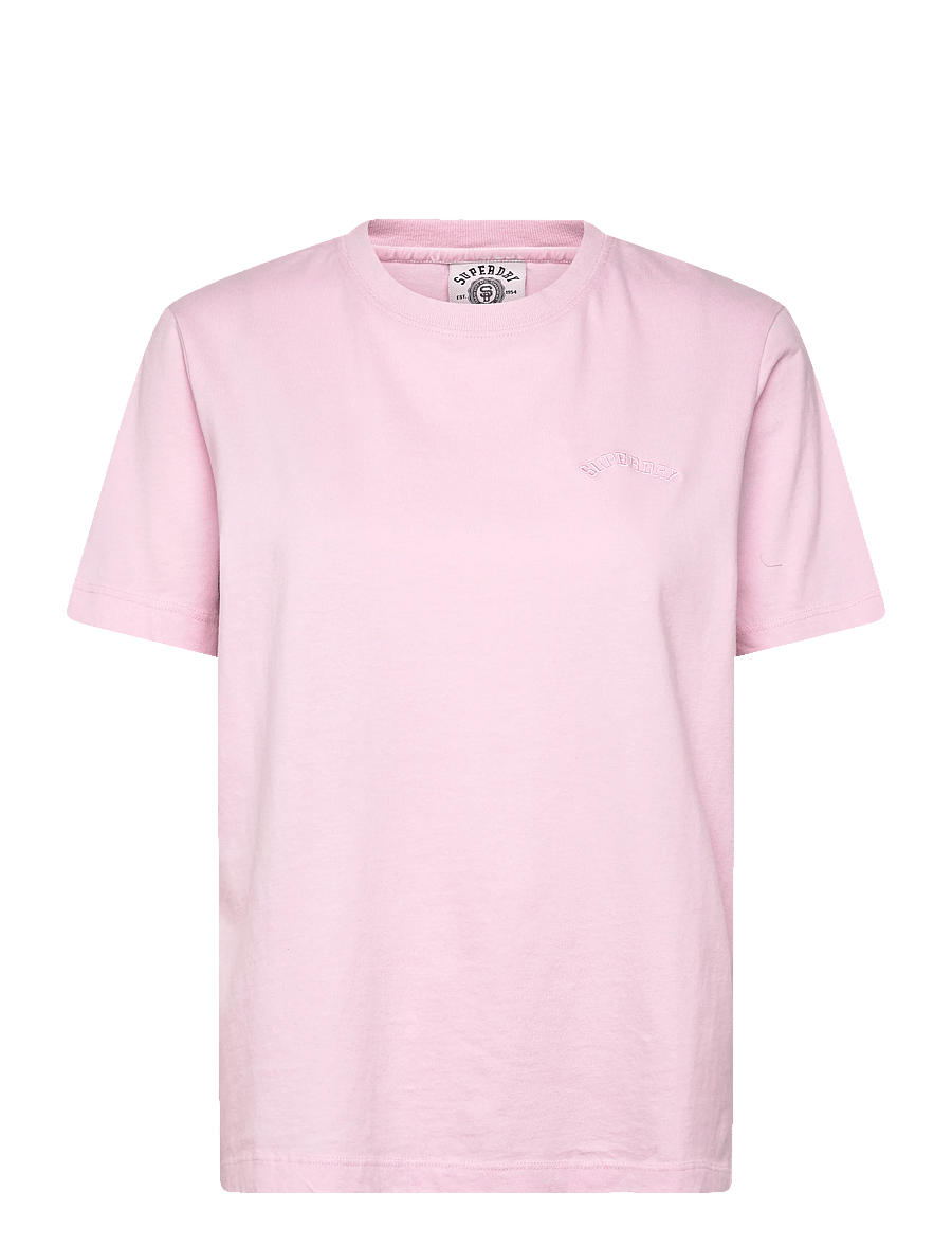 Superdry - ESSENTIAL LOGO EMB TEE - t-shirts - pink lady - 0