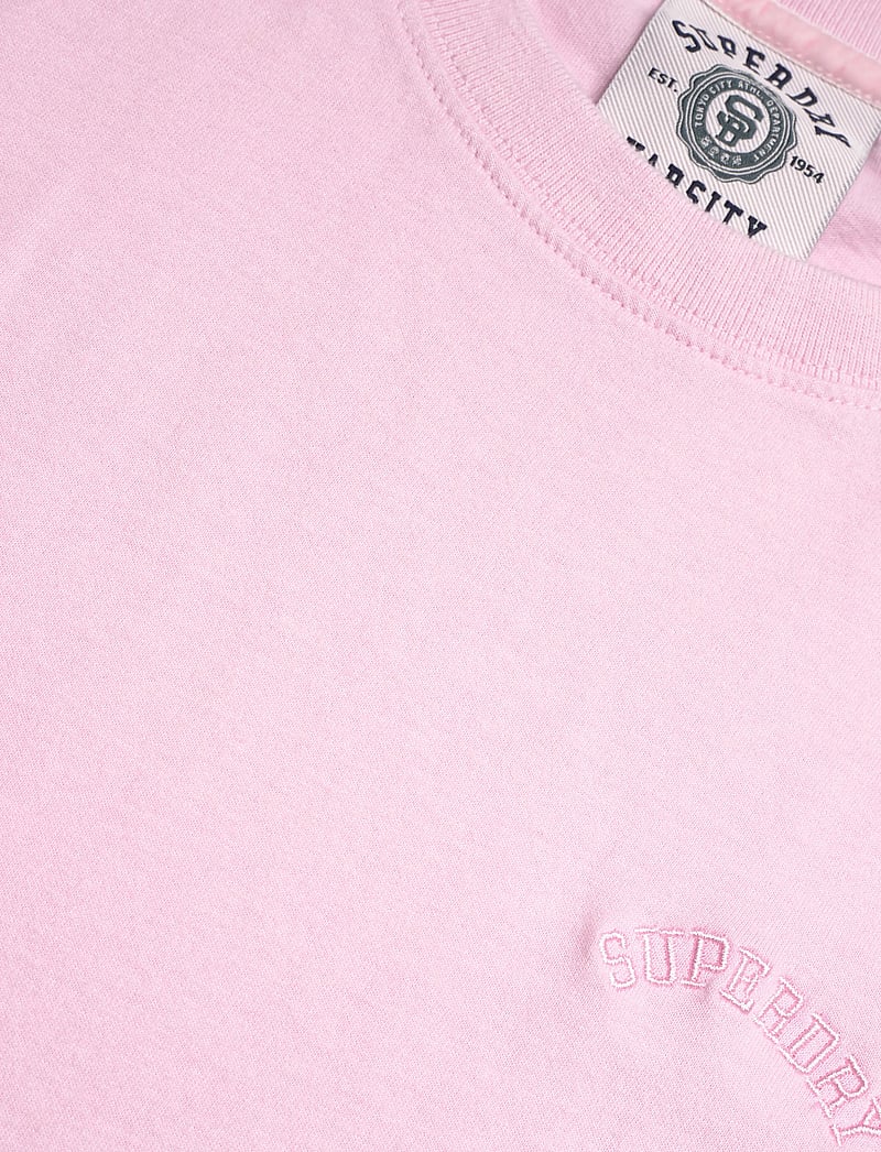 Superdry - ESSENTIAL LOGO EMB TEE - t-shirts - pink lady - 2
