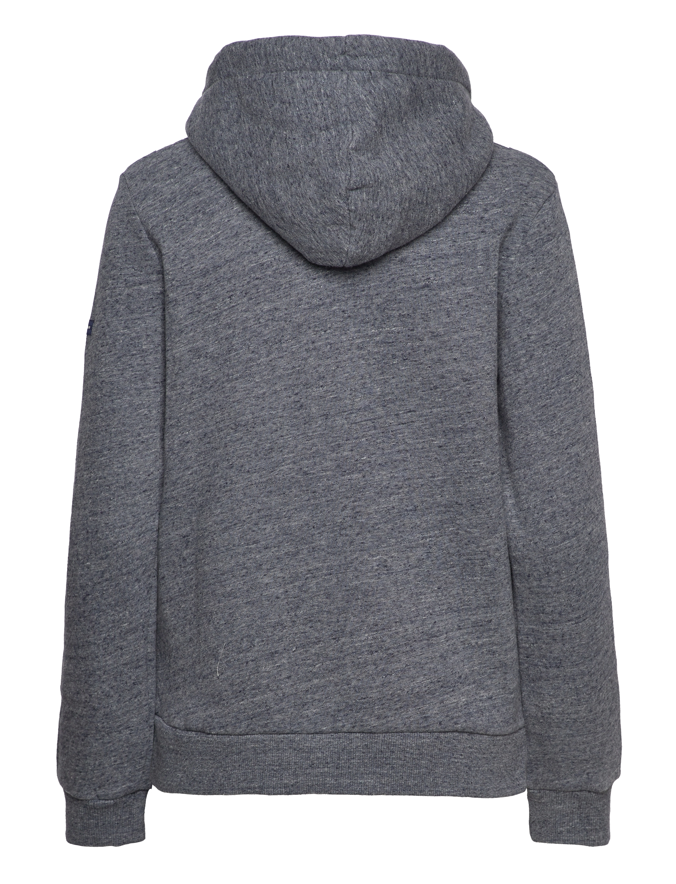 Superdry - VINTAGE LOGO EMBOSS HOOD - creek blue grit grindle - 1
