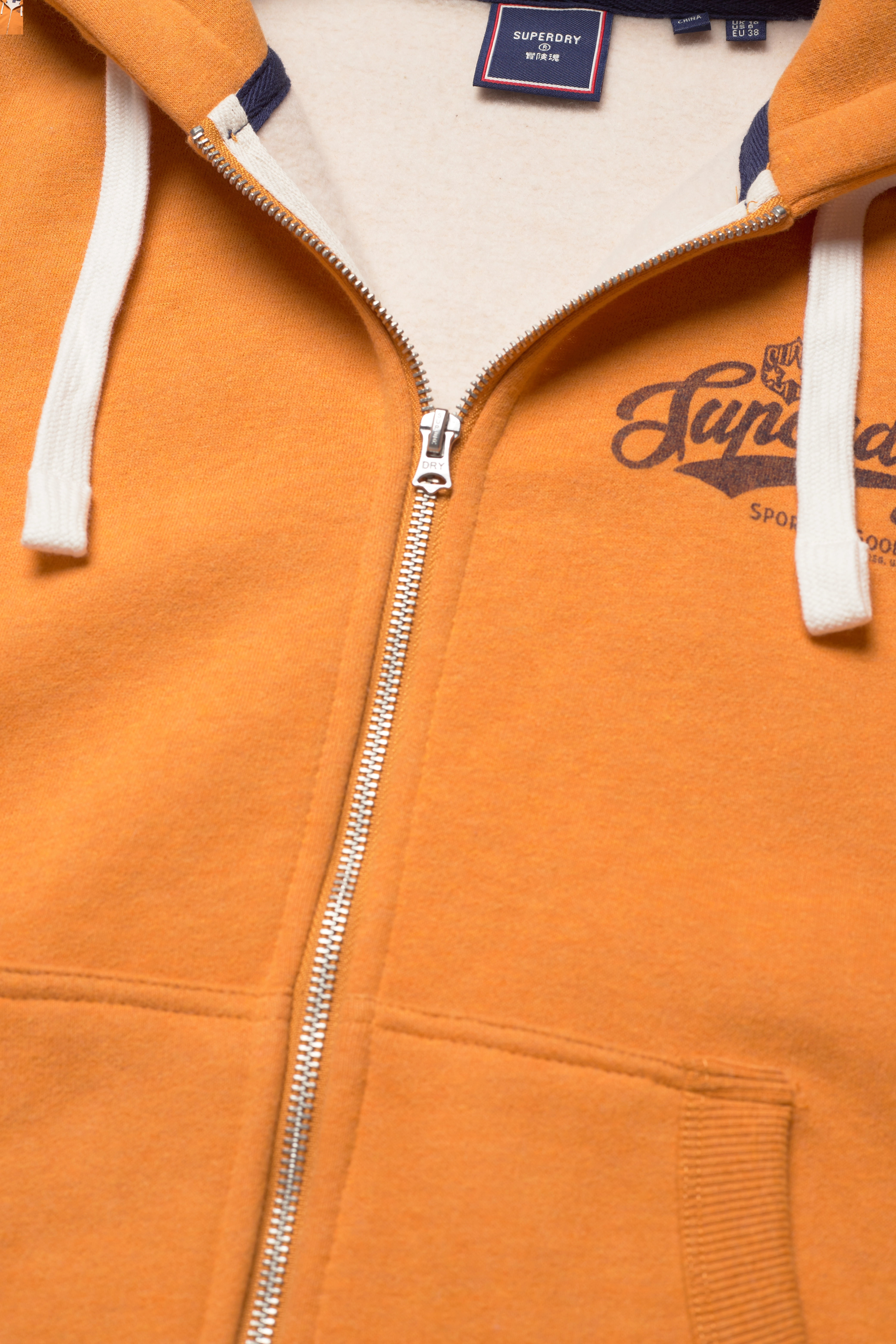Superdry - VINTAGE SCRIPT STYLE COLL ZPHD - thrift gold marl - 5
