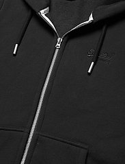 Superdry - VINTAGE LOGO EMB ZIPHOOD - megztiniai ir džemperiai - black - 2