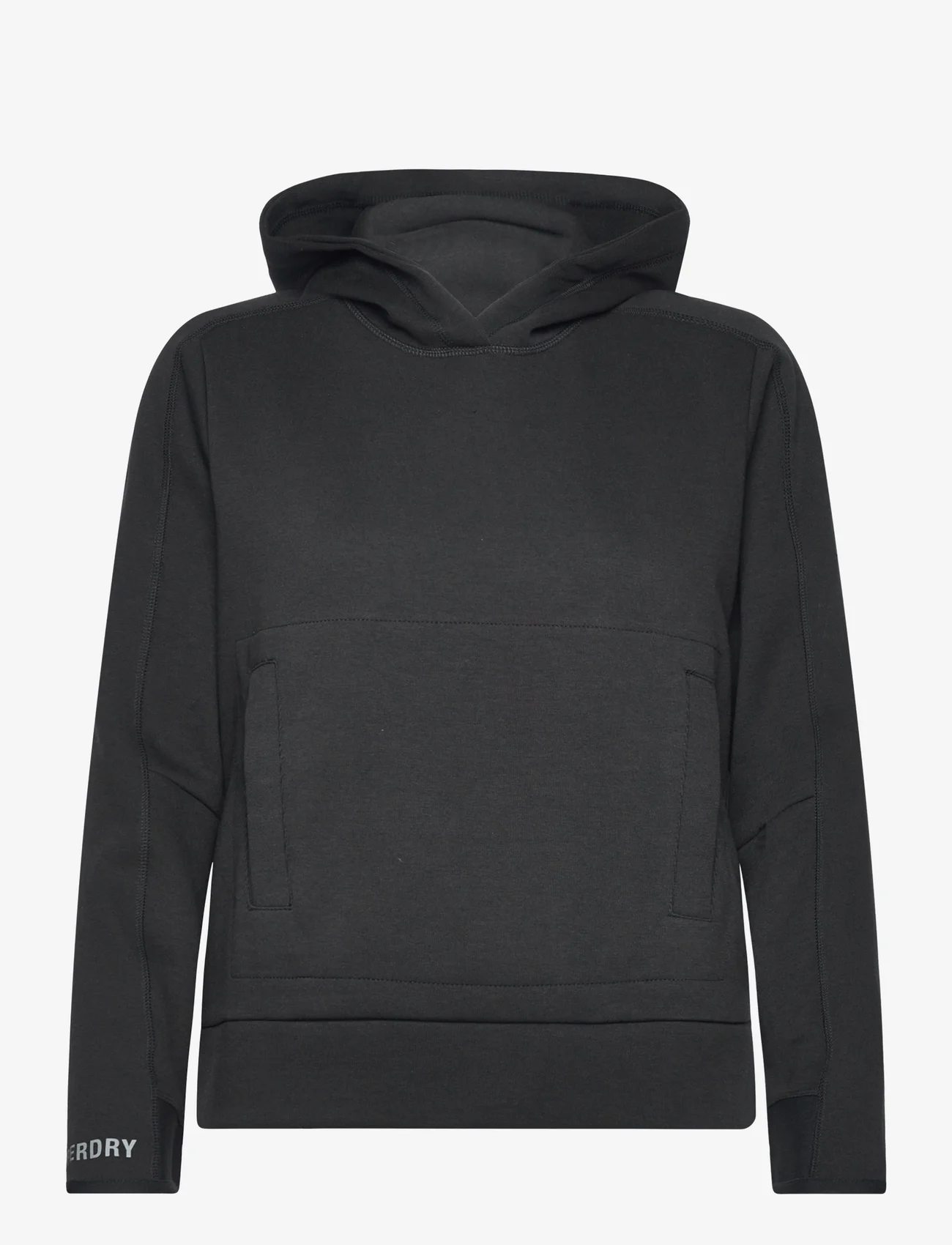 Superdry - CODE TECH RELAXED HOOD - hoodies - black - 0