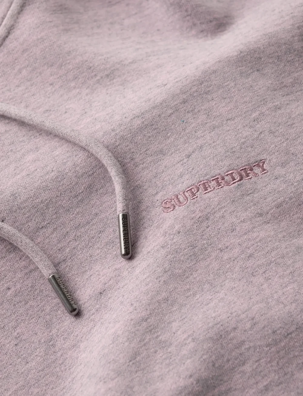 Superdry - ESSENTIAL LOGO OVERDYED HOODIE - hoodies - powder pink - 5