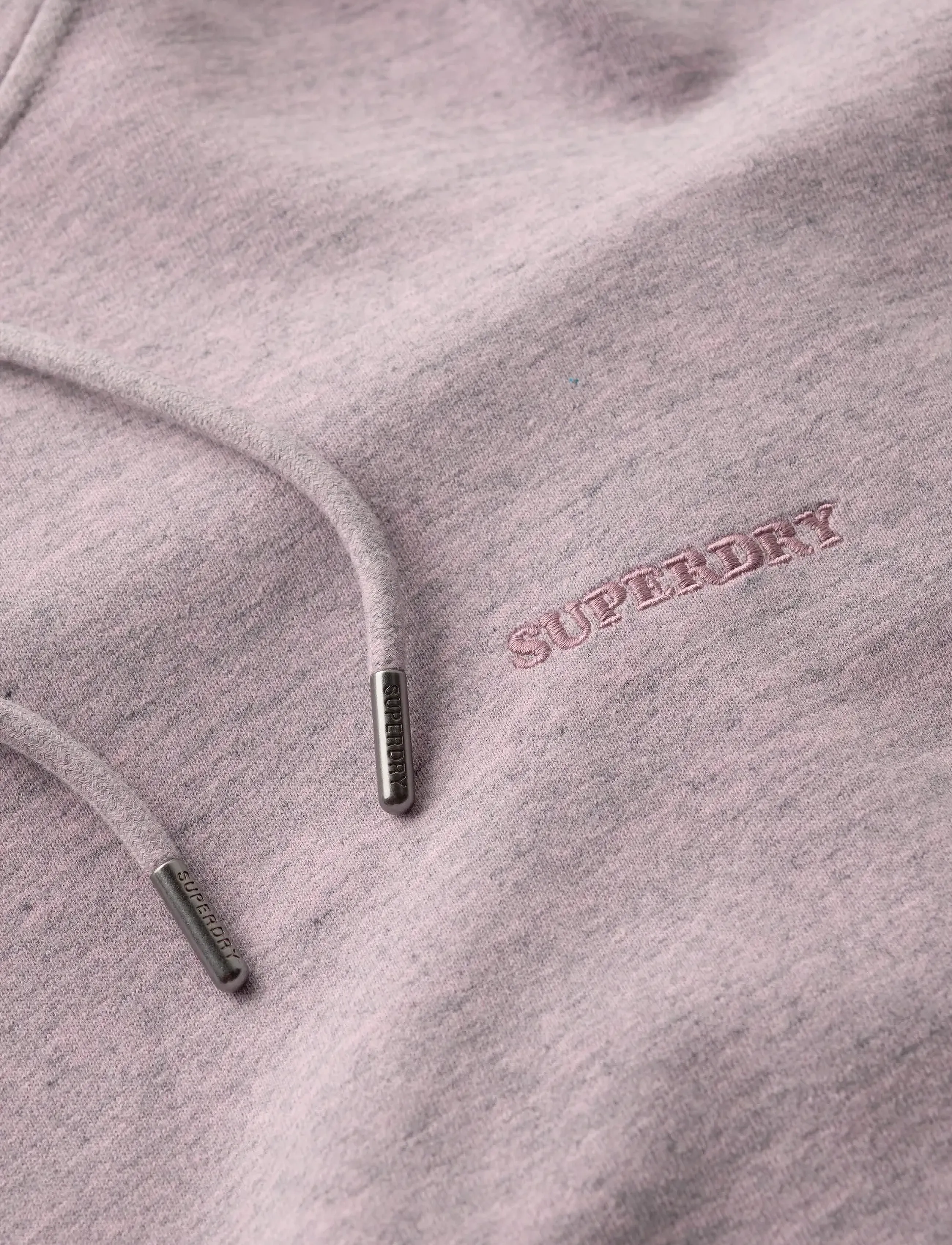 Superdry - ESSENTIAL LOGO OVERDYED HOODIE - hættetrøjer - powder pink - 5