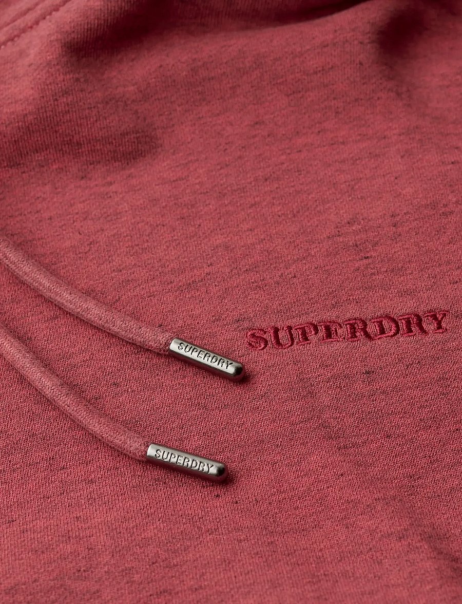 Superdry - ESSENTIAL LOGO OVERDYED HOODIE - kapuzenpullover - rich port - 4