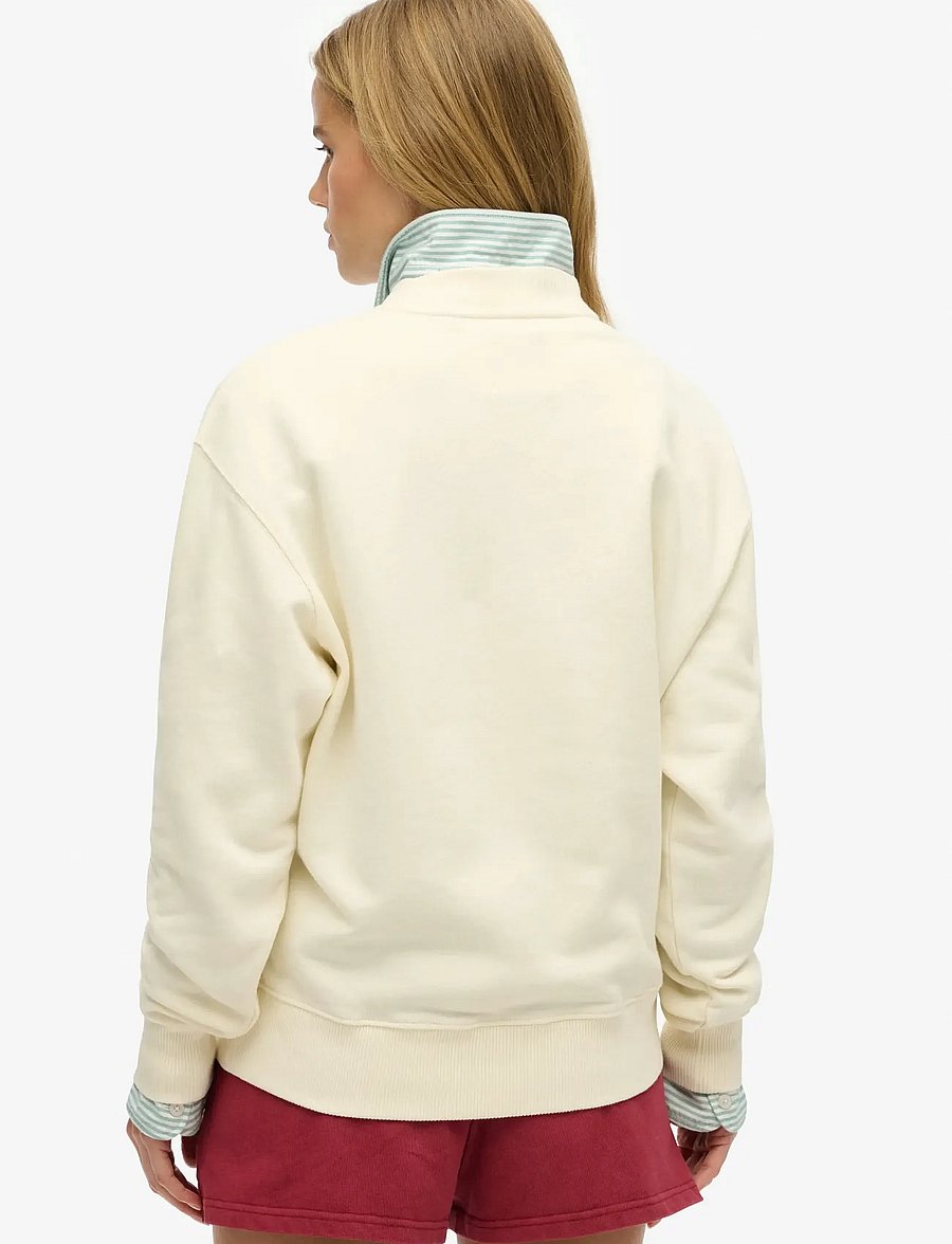 Superdry - SOUVENIR GRAPHIC LOOSE CREW - sweatshirts - cream - 2