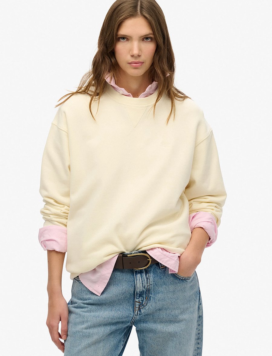 Superdry - STUDIOS CREW - sweatshirts - off white - 0