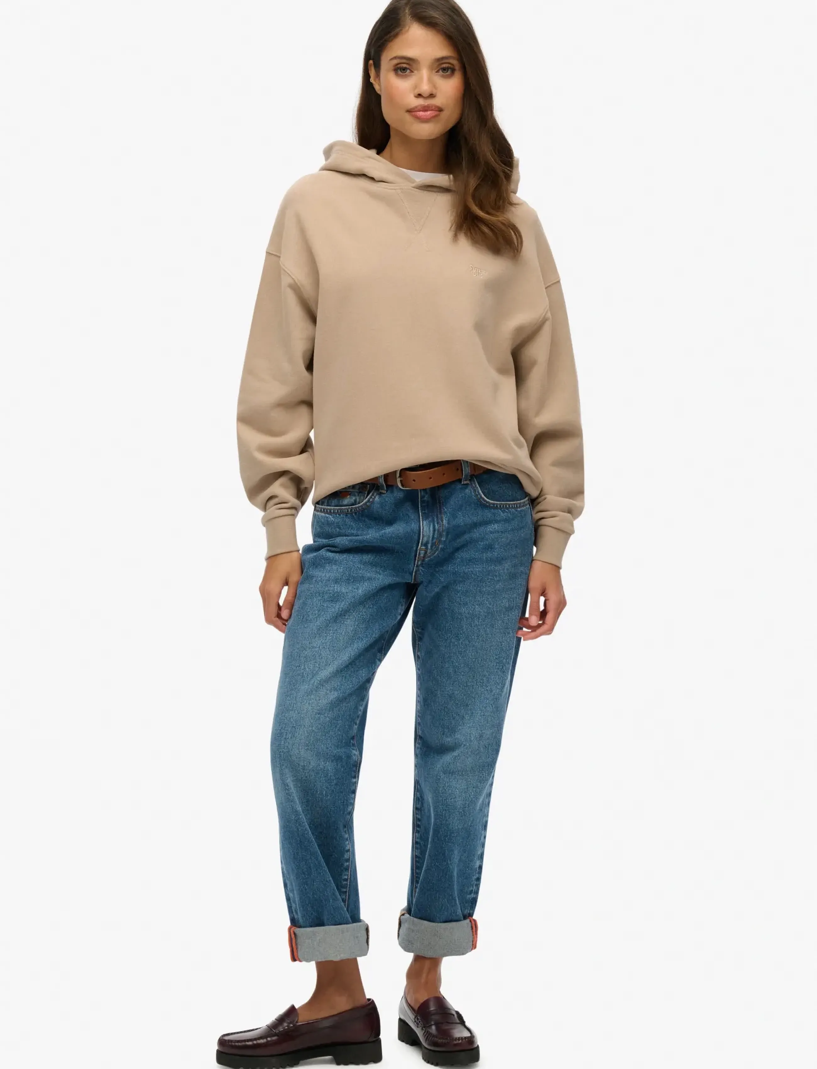 Superdry - STUDIOS HOODIE - hættetrøjer - light taupe - 3