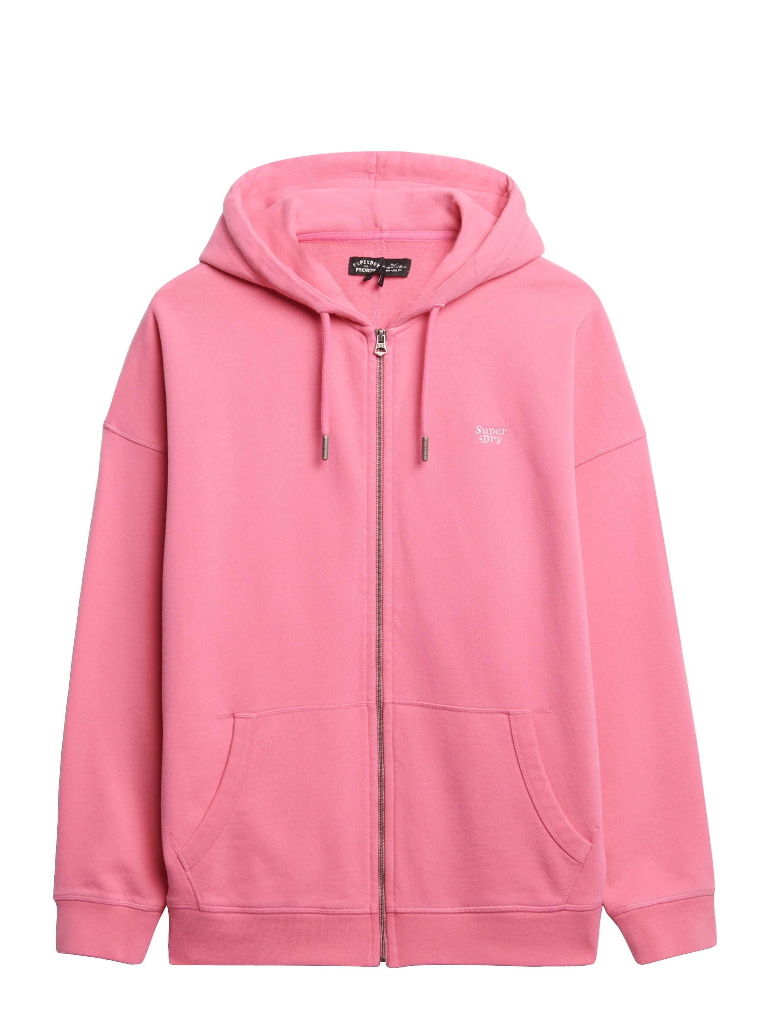SUPERDRY Studios Zip Hoodie Pink - 42 - Damen