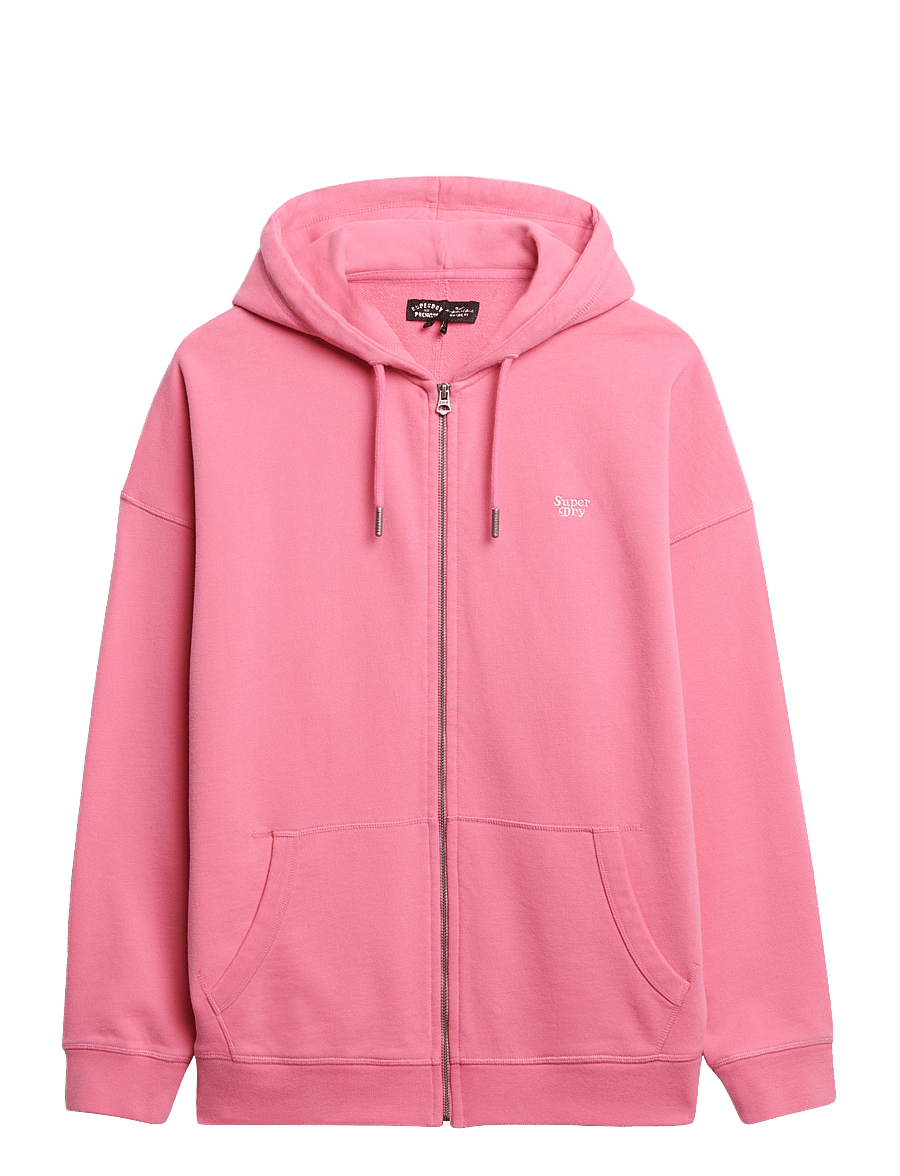 Superdry - STUDIOS ZIP HOODIE - kapuutsiga dressipluusid - azalea pink - 1