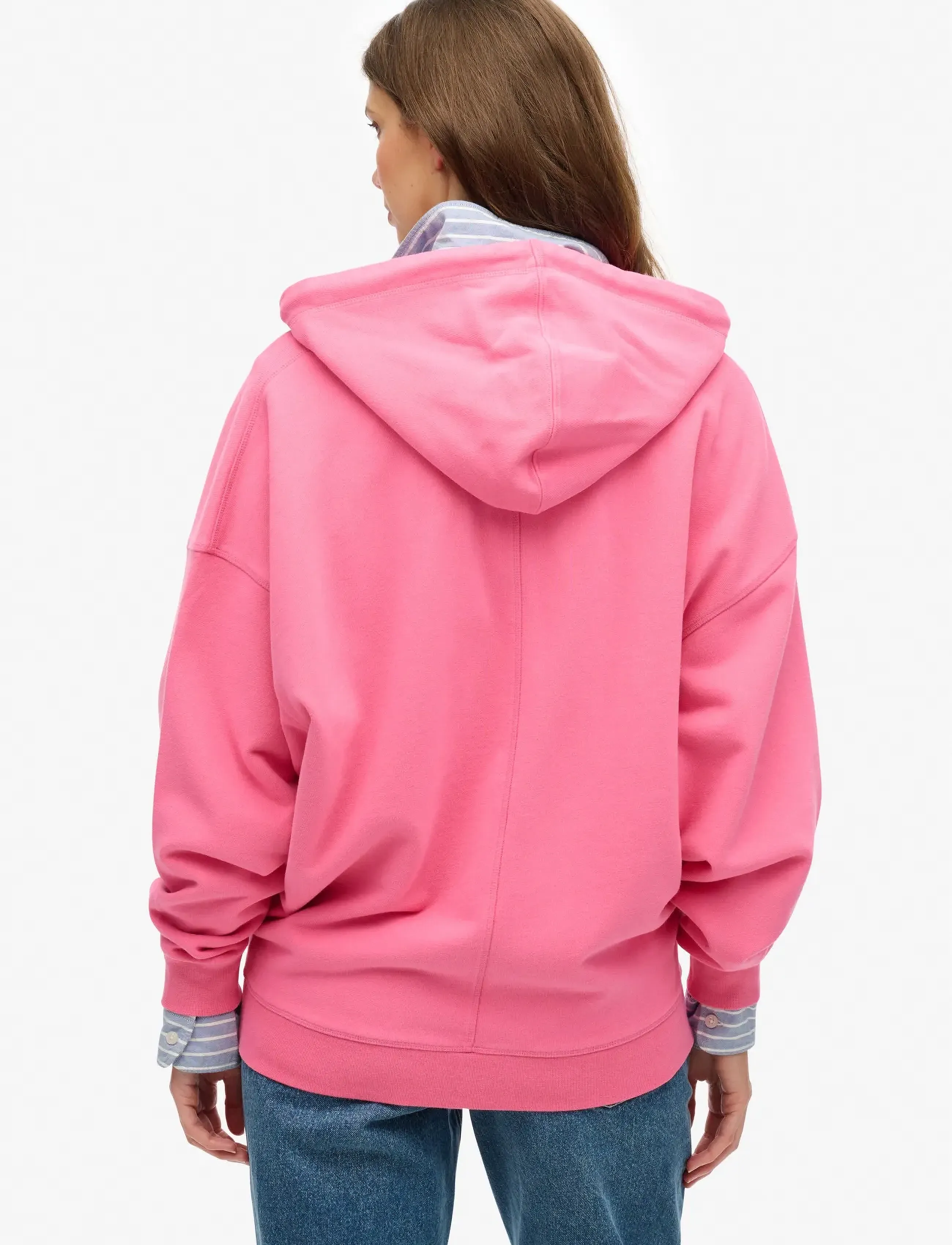 Superdry Studios Pink Zip-up Sweatshirt dam – bild 8