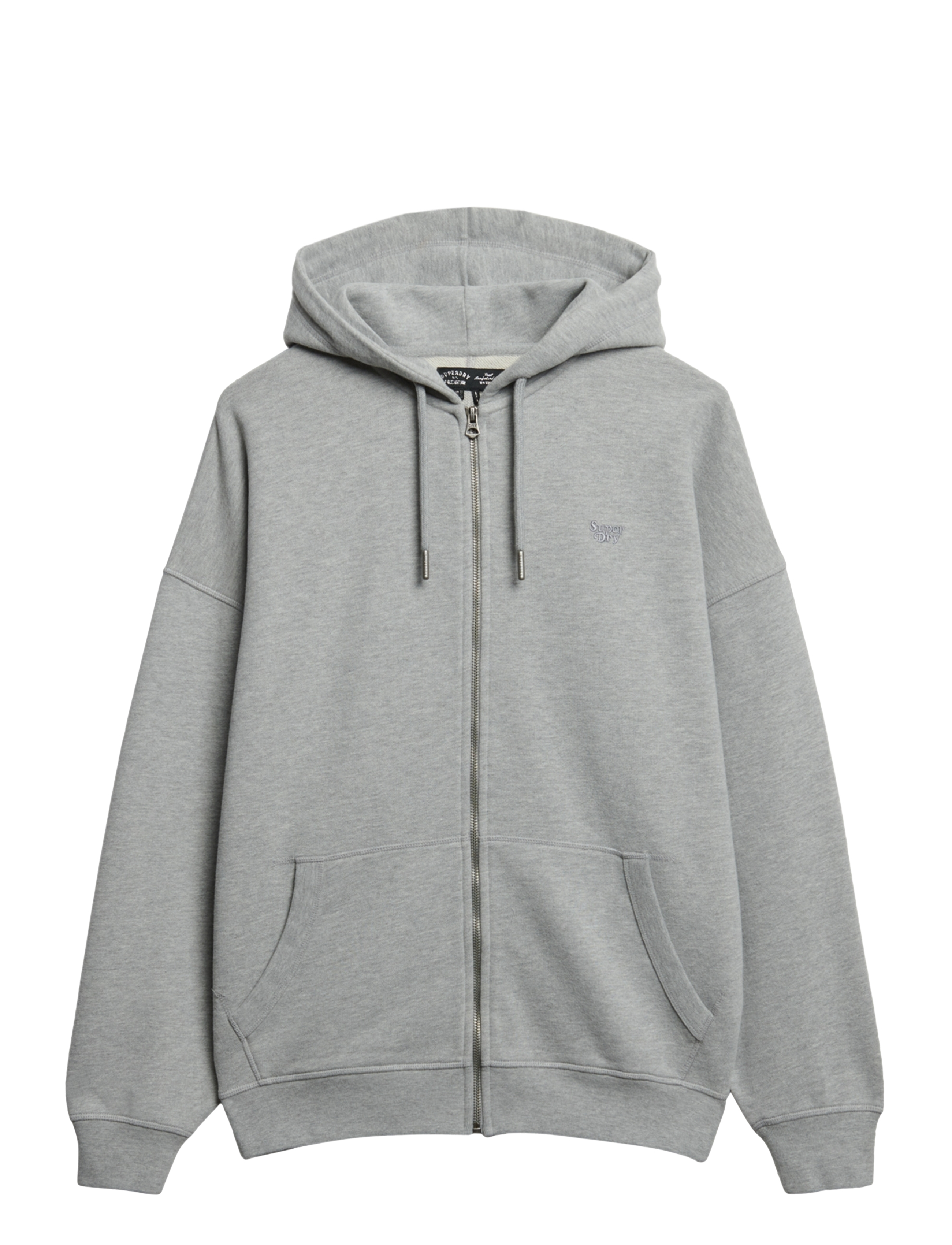 Superdry - STUDIOS ZIP HOODIE - hættetrøjer - grey marl - 2