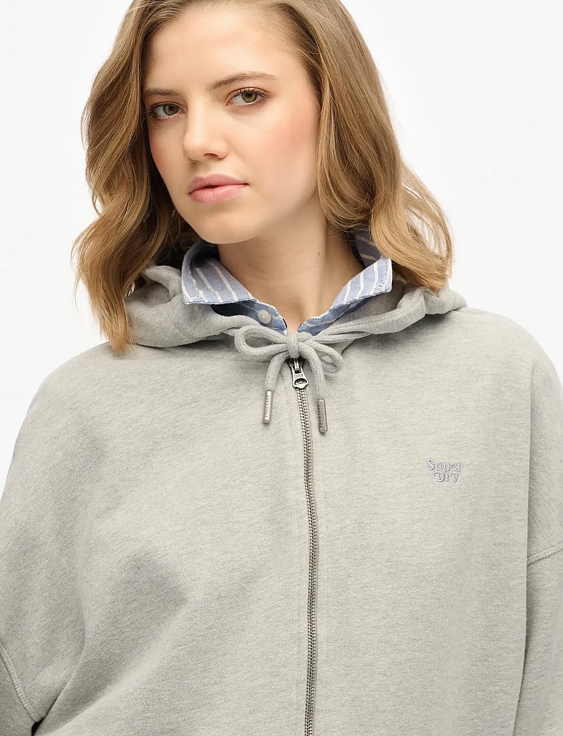 Superdry - STUDIOS ZIP HOODIE - kapuzenpullover - grey marl - 3