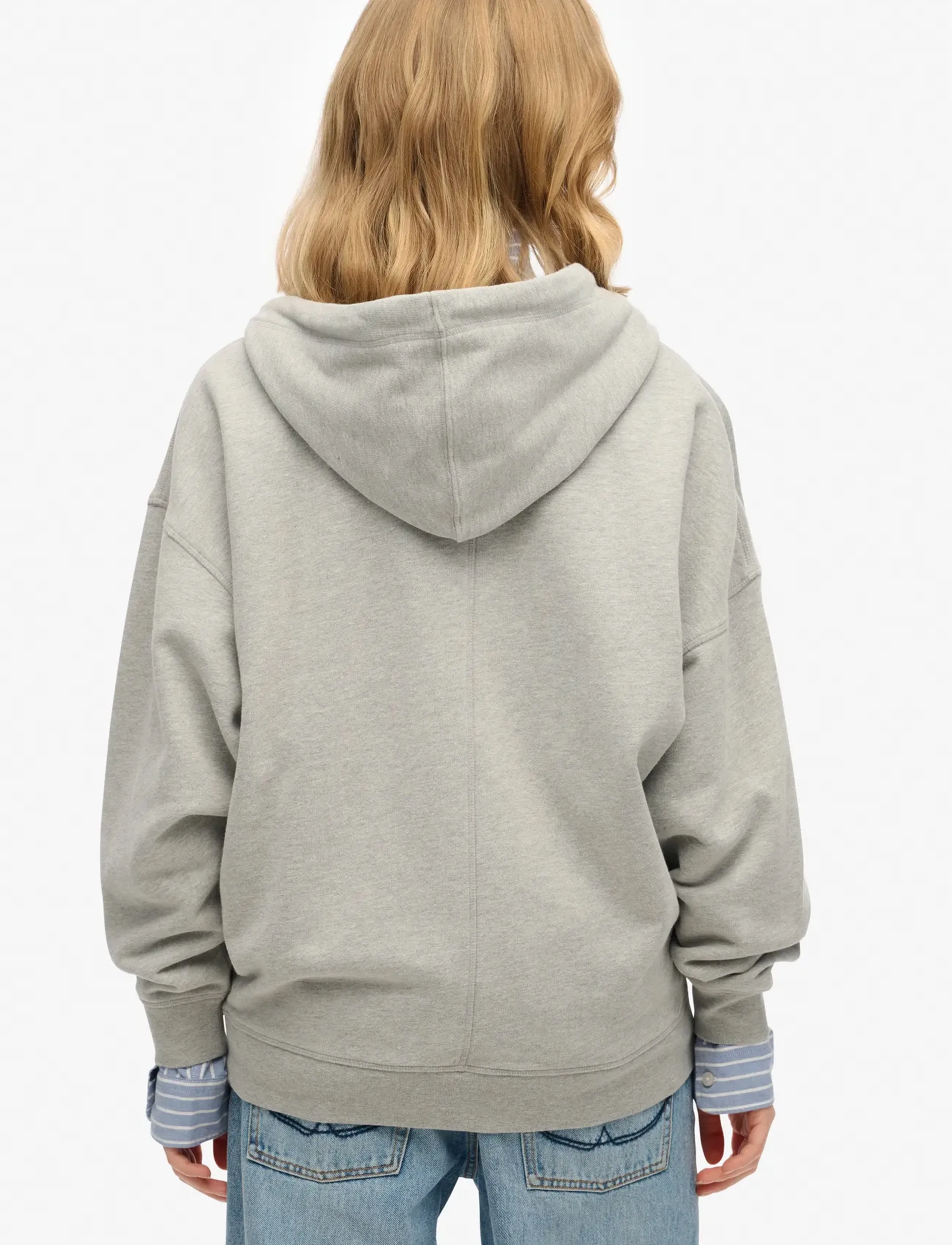 Superdry - STUDIOS ZIP HOODIE - hættetrøjer - grey marl - 5