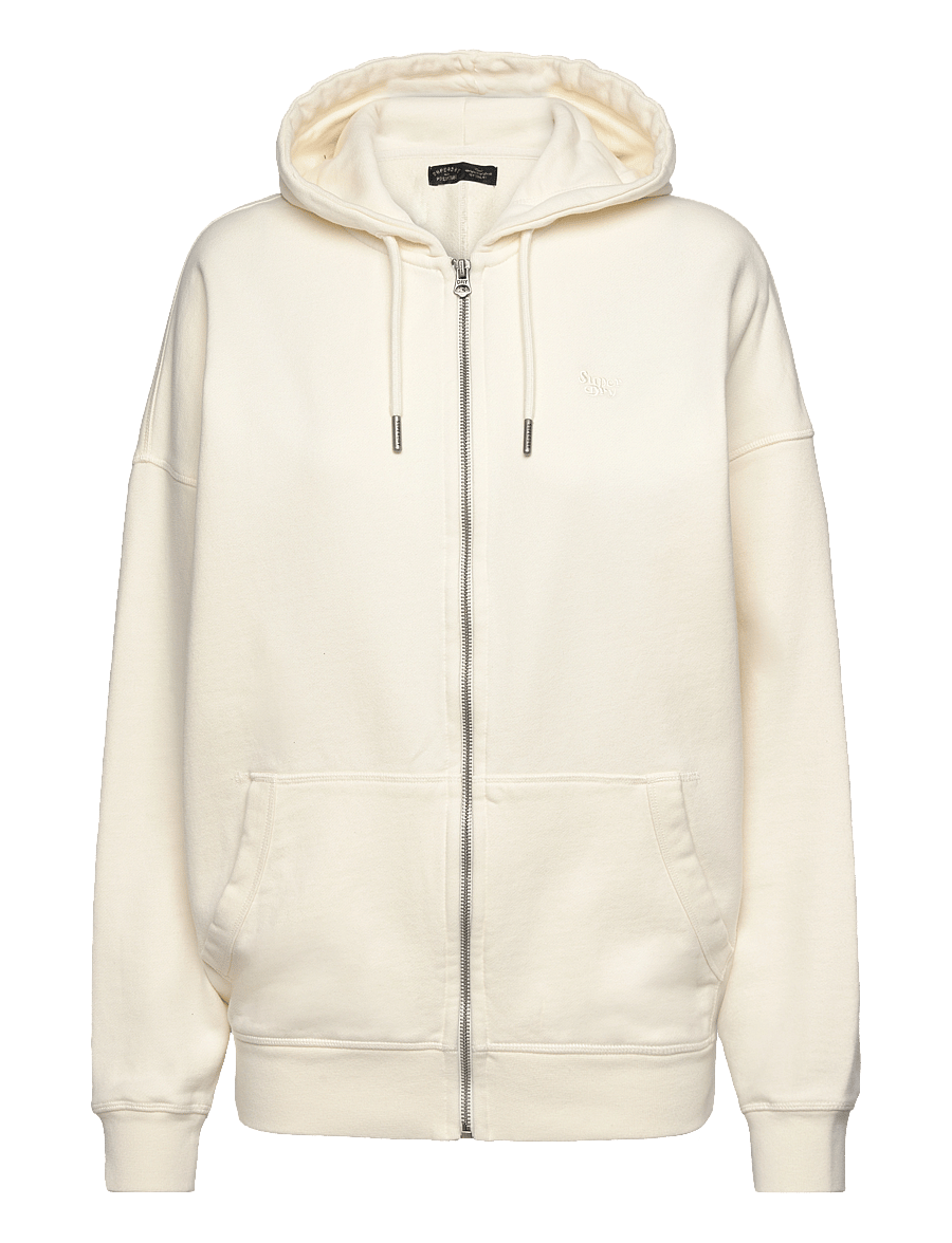 Superdry - STUDIOS ZIP HOODIE - kapuzenpullover - off white - 1
